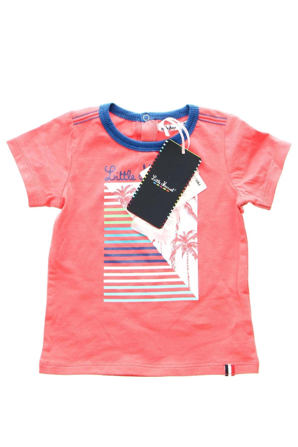 Kinder T-Shirt Little Marcel, Größe 6-9m/ 68-74 cm, Farbe Orange, Preis 4,91 €