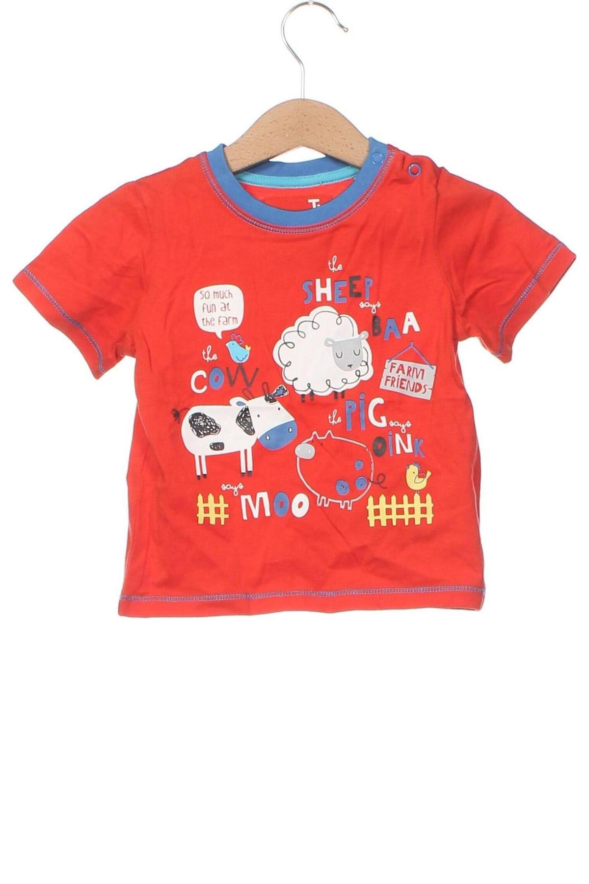 Kinder T-Shirt Tu, Größe 9-12m/ 74-80 cm, Farbe Rot, Preis 4,41 €