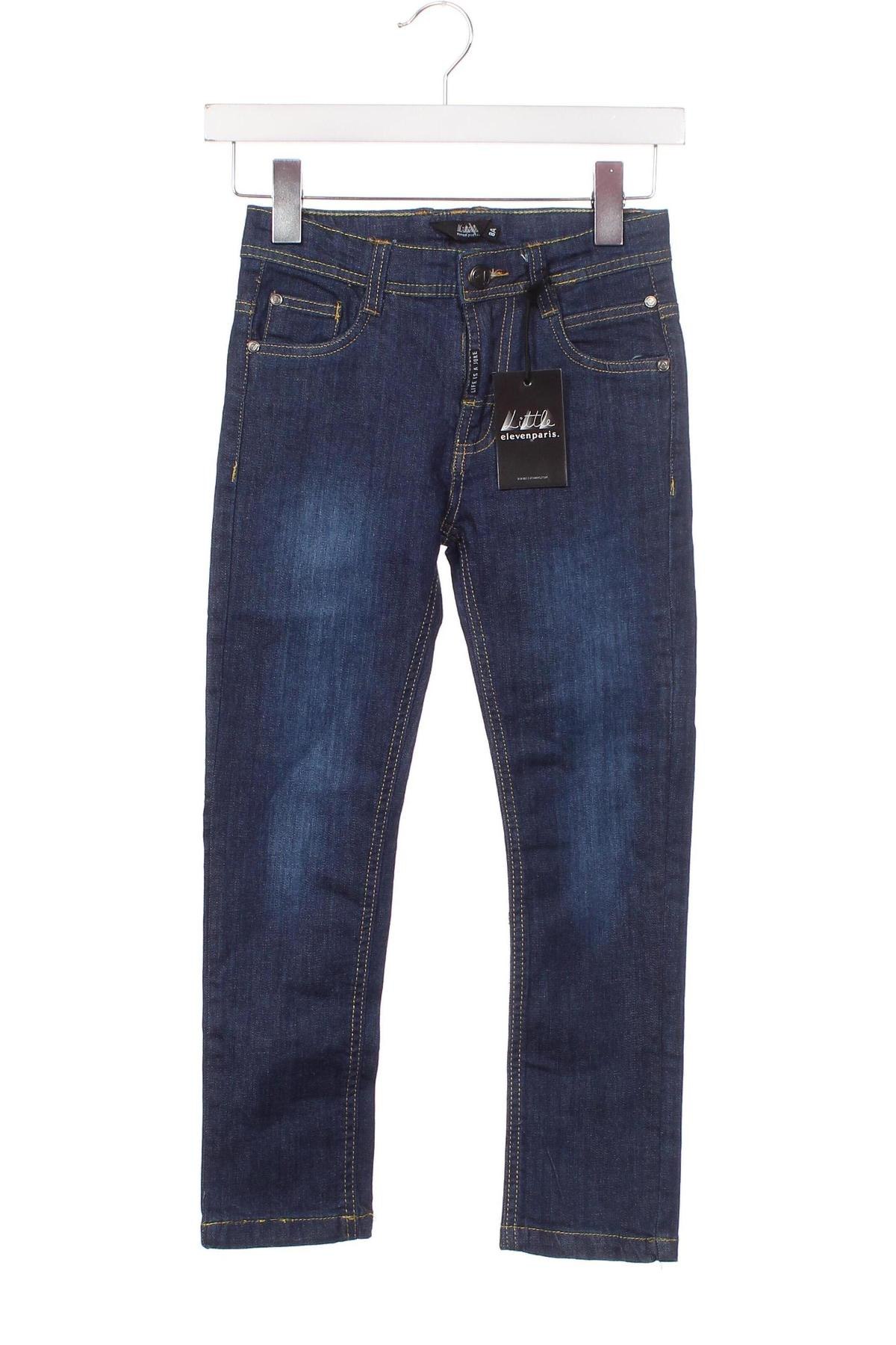 Dziecięce jeansy Eleven Paris, Rozmiar 7-8y/ 128-134 cm, Kolor Niebieski, Cena 290,53 zł