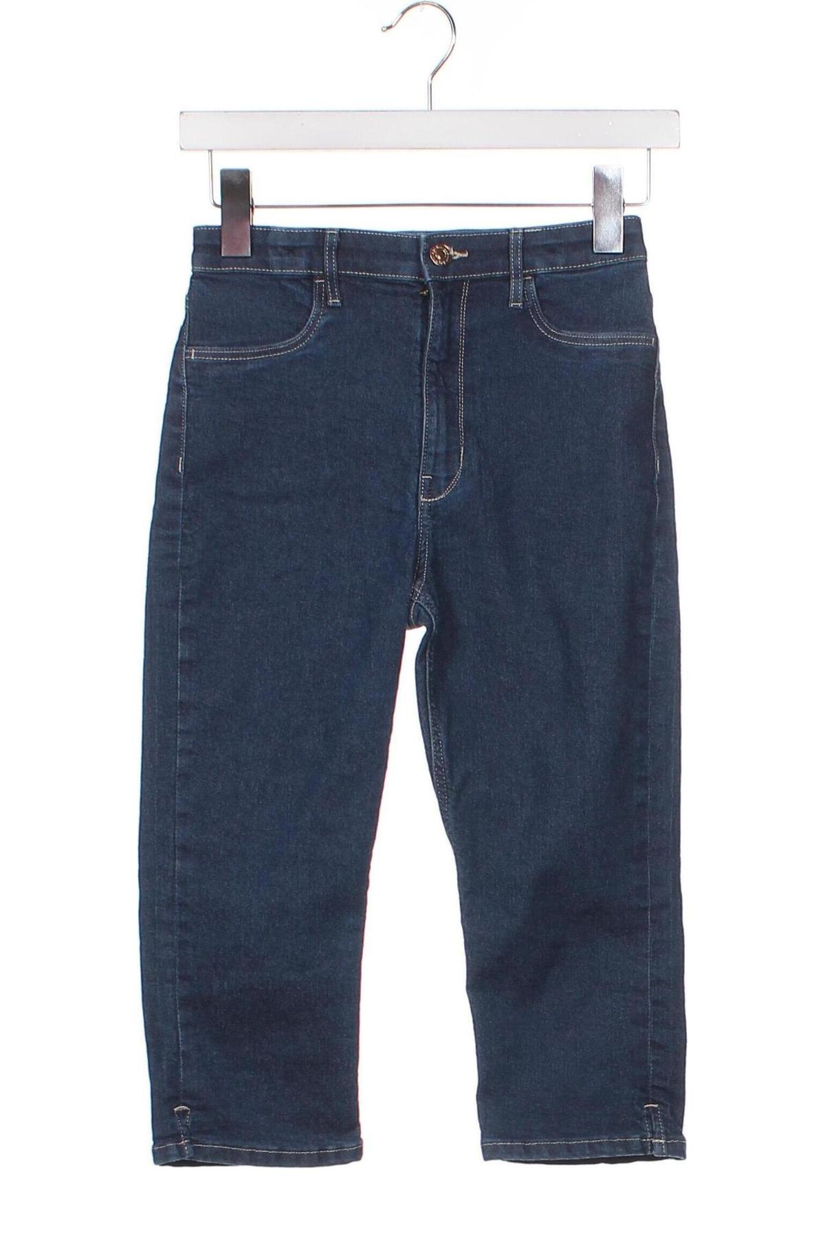 Dziecięce jeansy H&M, Rozmiar 11-12y/ 152-158 cm, Kolor Niebieski, Cena 22,53 zł