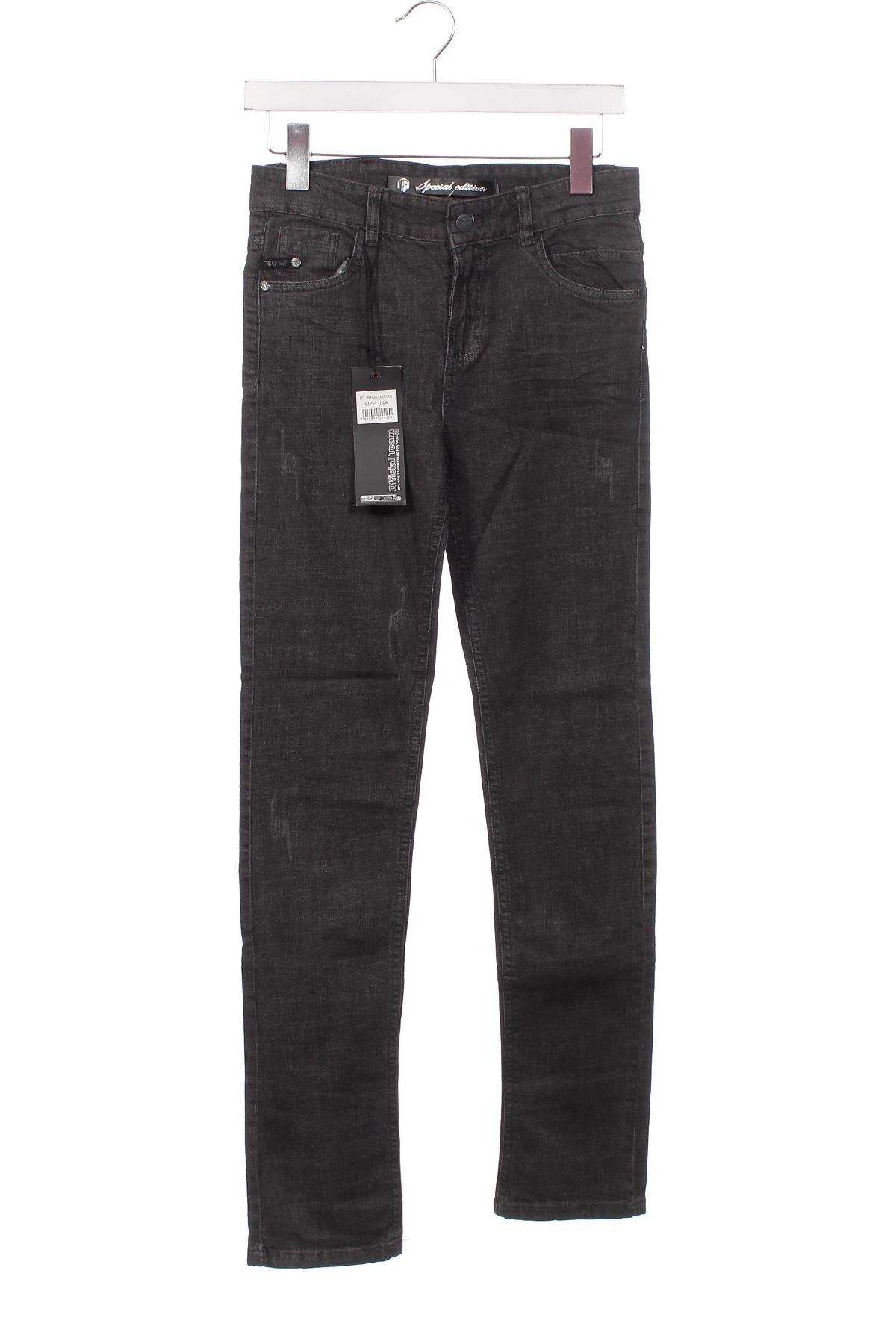 Dziecięce jeansy RG 512, Rozmiar 13-14y/ 164-168 cm, Kolor Szary, Cena 64,37 zł