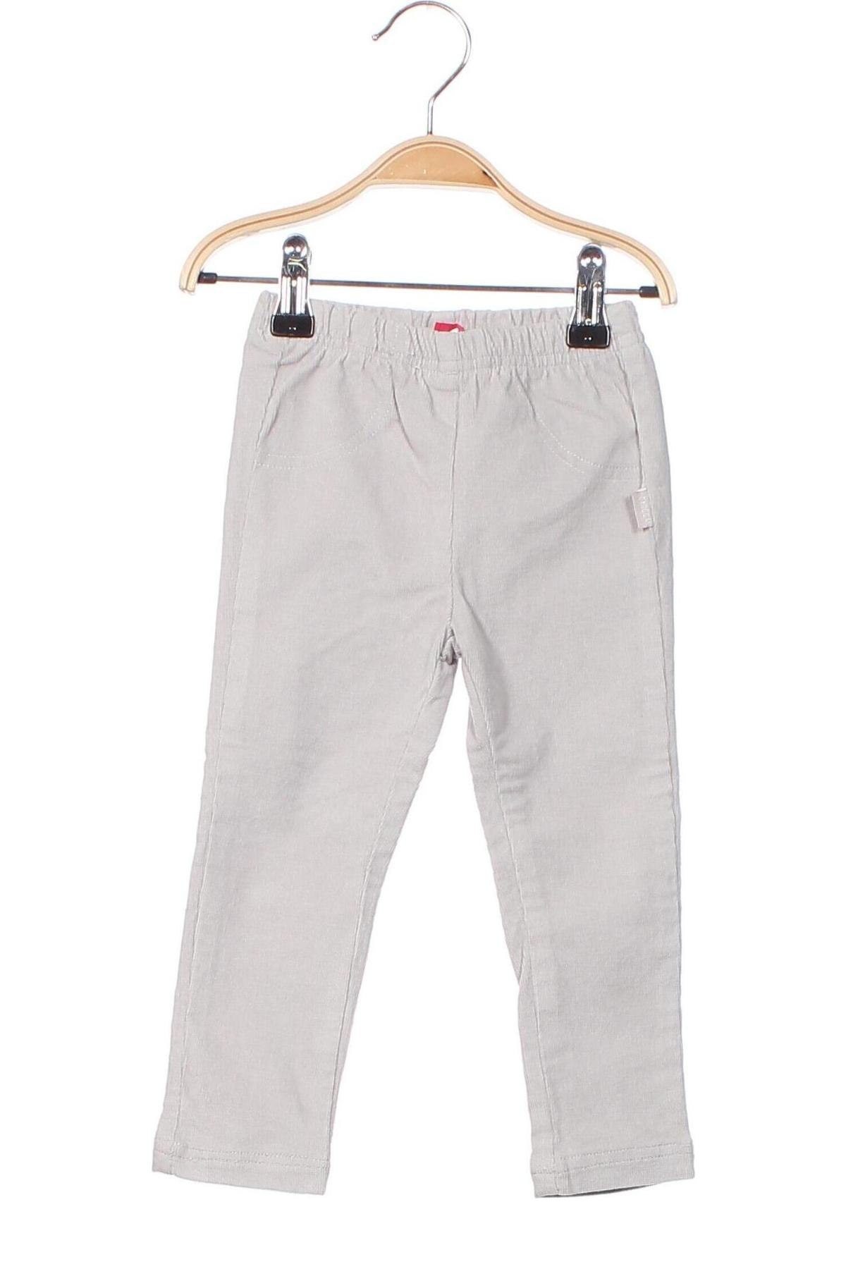 Pantaloni de catifea reiată, pentru copii Chicco, Mărime 12-18m/ 80-86 cm, Culoare Gri, Preț 43,84 Lei