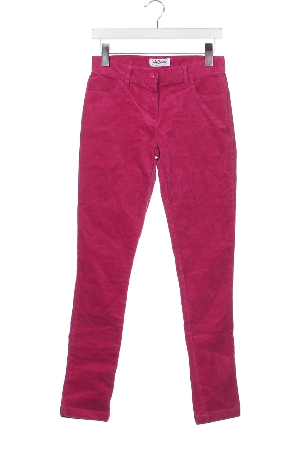 Pantaloni de catifea reiată, pentru copii John Baner, Mărime 12-13y/ 158-164 cm, Culoare Roz, Preț 23,49 Lei