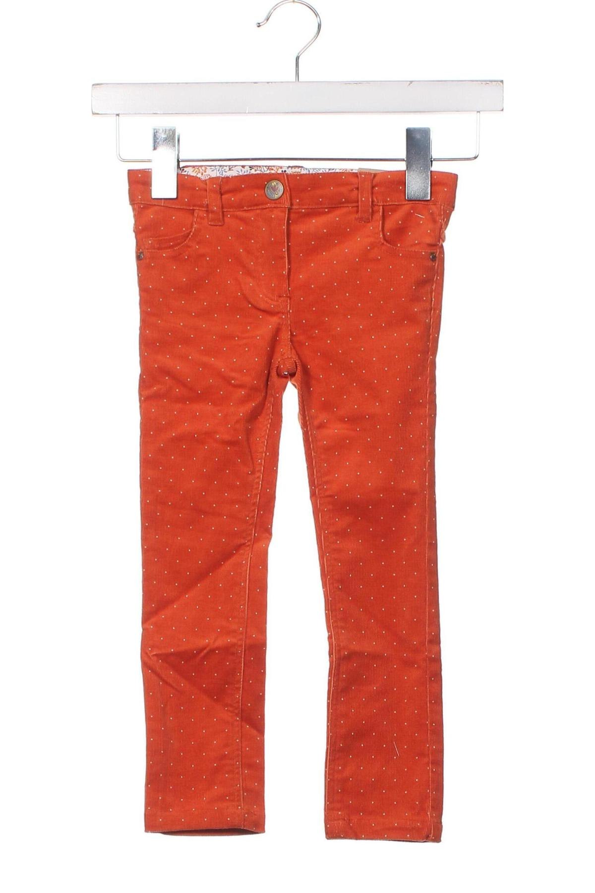 Παιδικό κοτλέ παντελόνι Sergent Major, Μέγεθος 2-3y/ 98-104 εκ., Χρώμα Πορτοκαλί, Τιμή 23,71 €