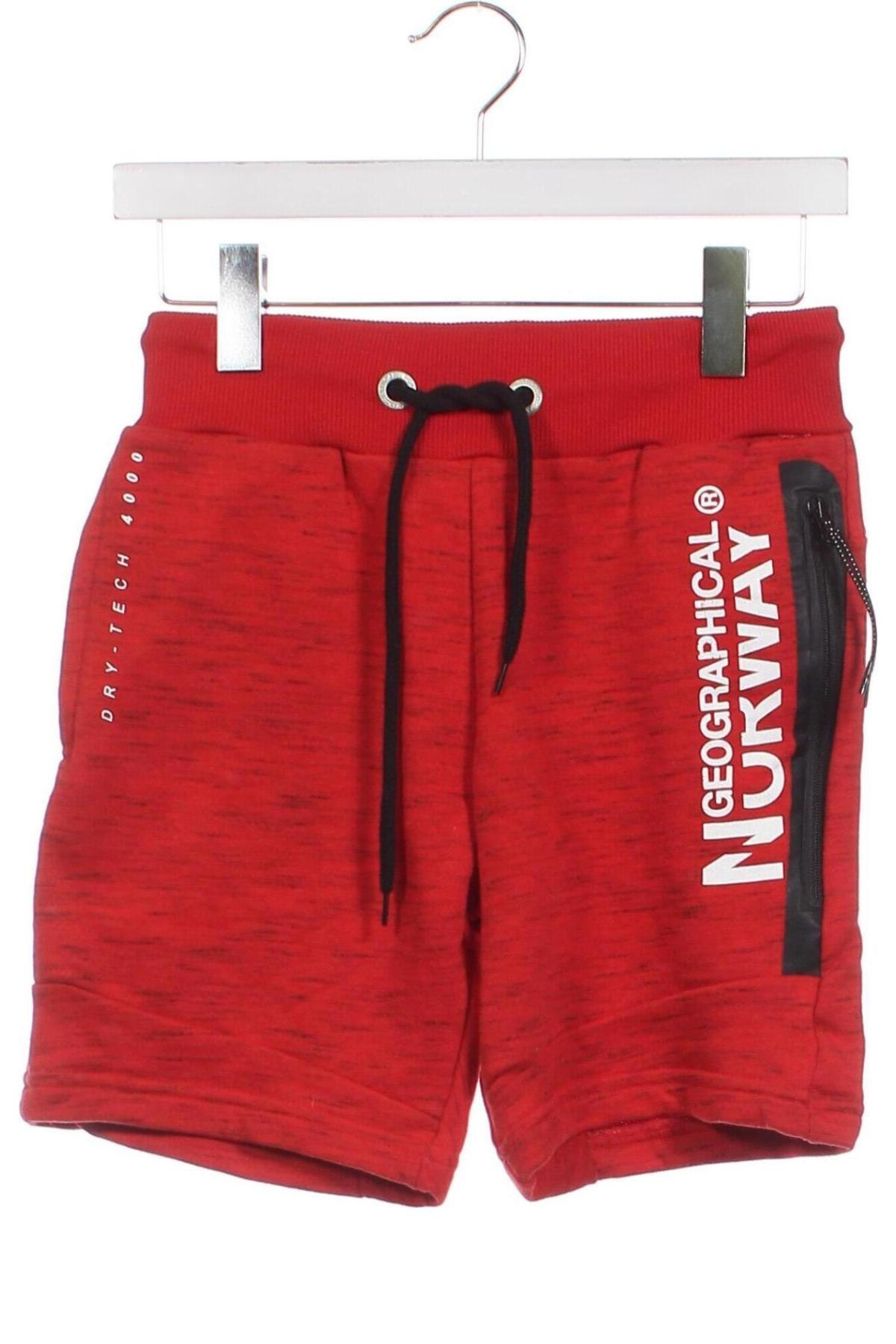 Pantaloni scurți pentru copii Geographical Norway, Mărime 7-8y/ 128-134 cm, Culoare Roșu, Preț 155,26 Lei