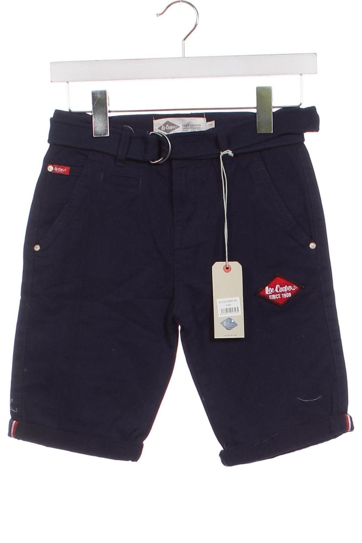 Pantaloni scurți pentru copii Lee Cooper, Mărime 11-12y/ 152-158 cm, Culoare Albastru, Preț 102,63 Lei