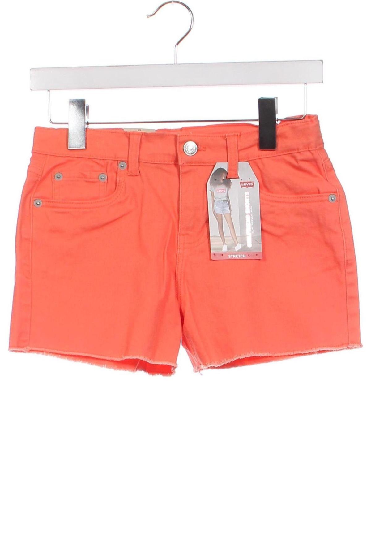 Детски къс панталон Levi's, Размер 11-12y/ 152-158 см, Цвят Оранжев, Цена 79,00 лв.