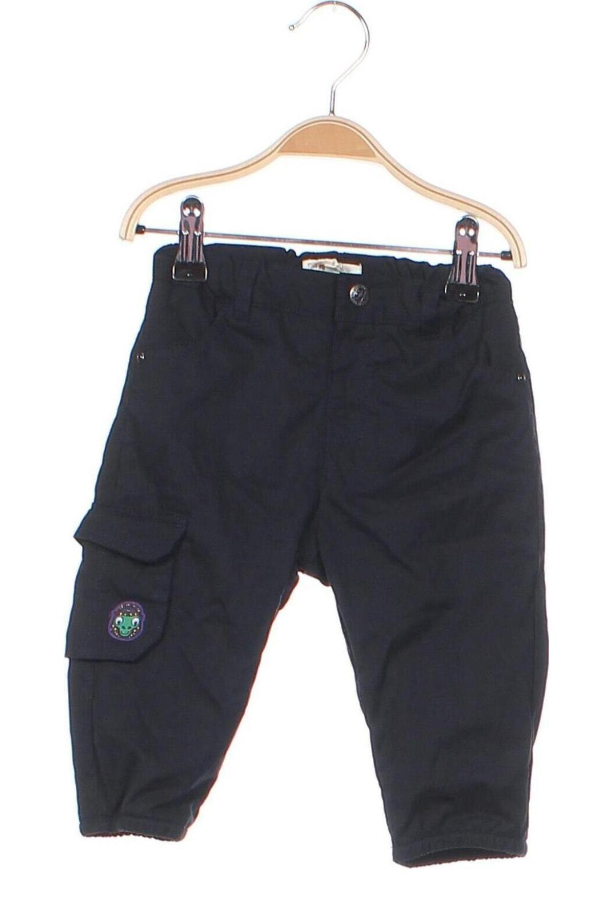 Παιδικό παντελόνι Du Pareil Au Meme, Μέγεθος 9-12m/ 74-80 εκ., Χρώμα Μπλέ, Τιμή 30,41 €