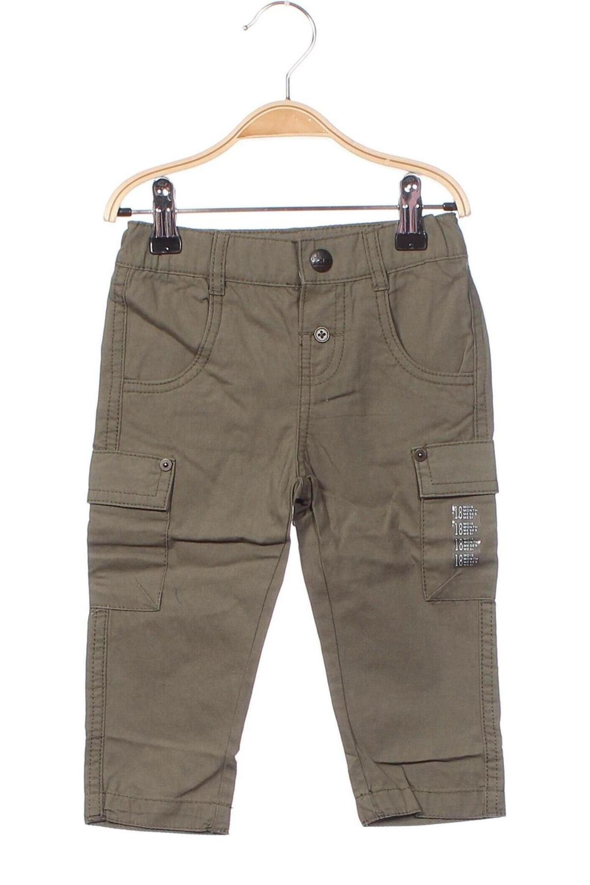 Παιδικό παντελόνι Grain De Ble, Μέγεθος 12-18m/ 80-86 εκ., Χρώμα Πράσινο, Τιμή 5,26 €