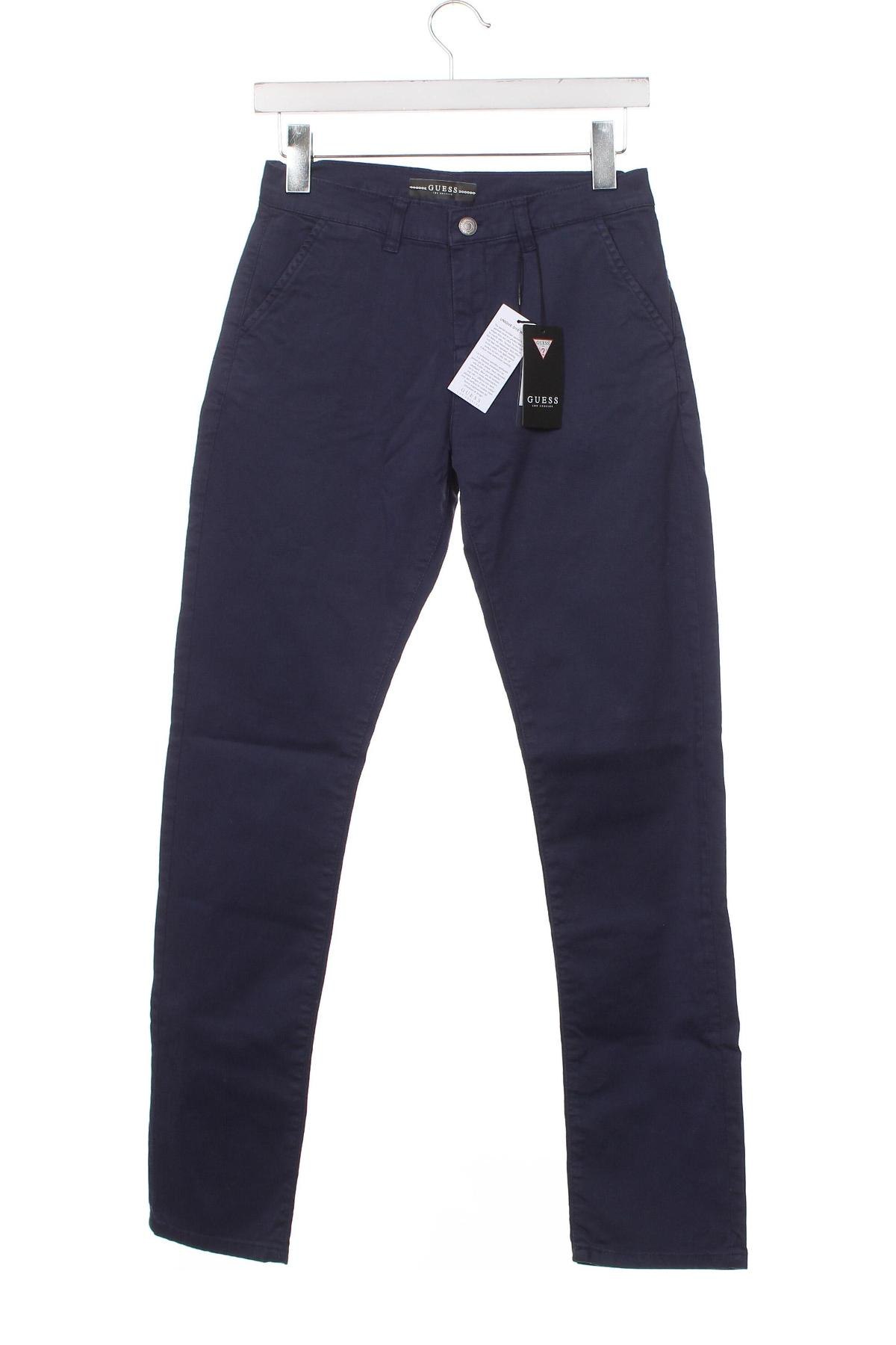 Детски панталон Guess, Размер 14-15y/ 168-170 см, Цвят Син, Цена 139,00 лв.
