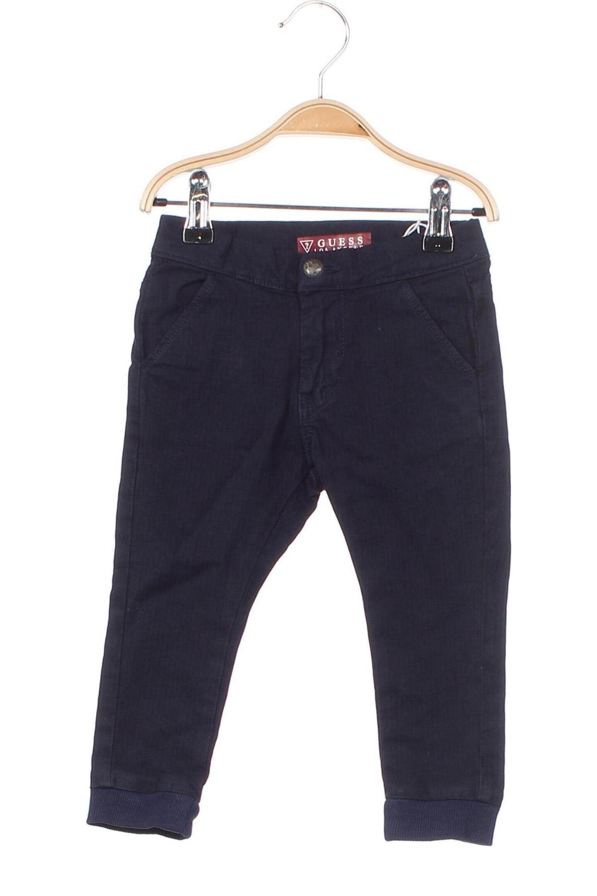 Παιδικό παντελόνι Guess, Μέγεθος 12-18m/ 80-86 εκ., Χρώμα Μπλέ, Τιμή 25,25 €