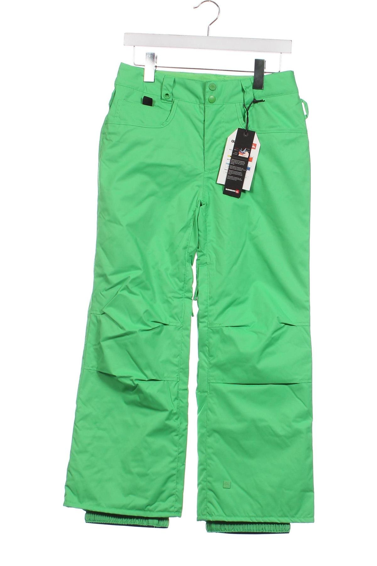 Dětské kalhoty pro zimní sporty  Quiksilver, Velikost 11-12y/ 152-158 cm, Barva Zelená, Cena  1 435,00 Kč