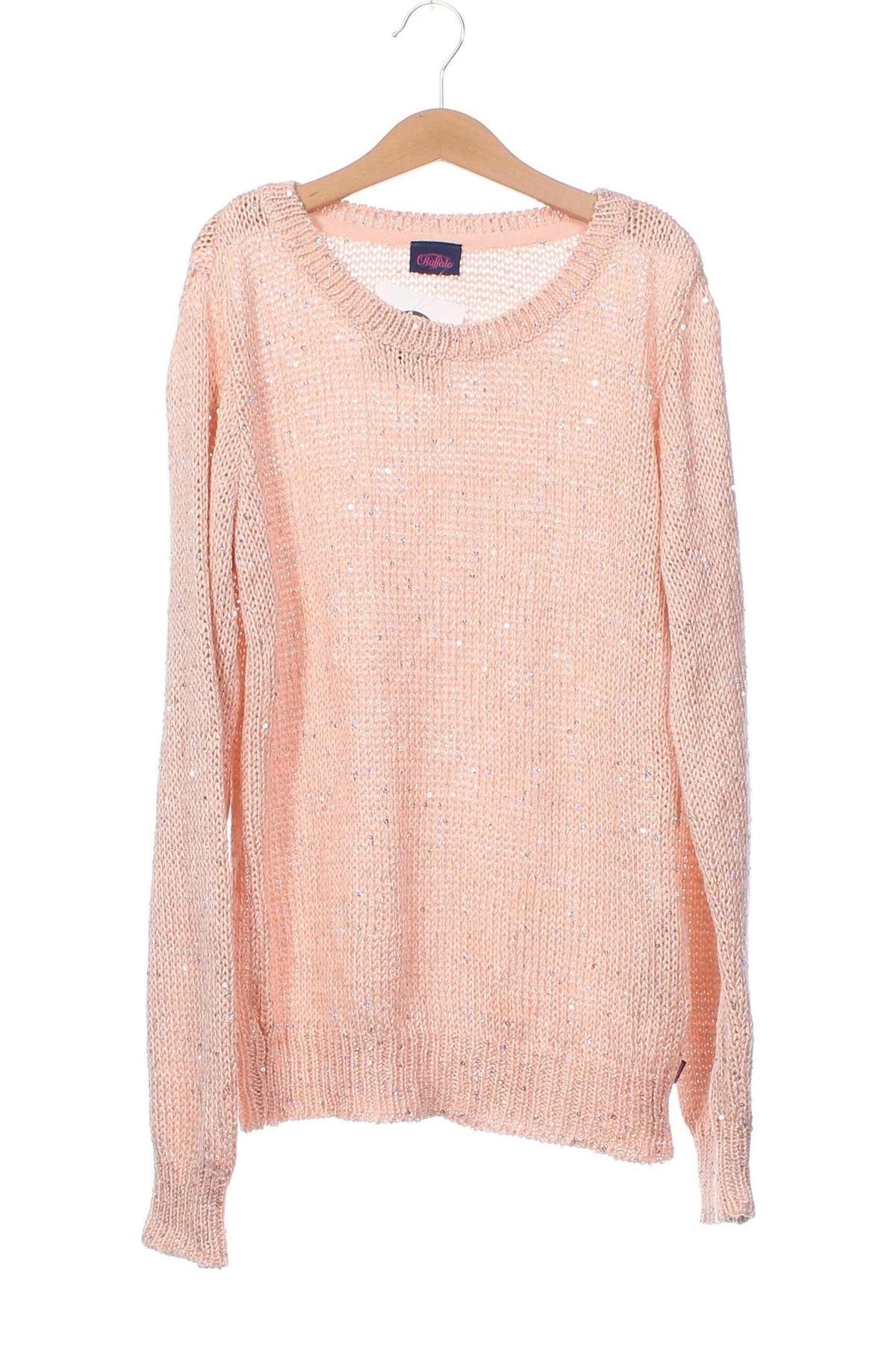 Детски пуловер Buffalo, Размер 11-12y/ 152-158 см, Цвят Розов, Цена 8,70 лв.