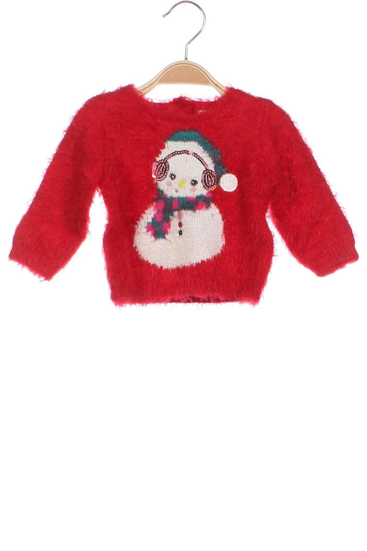Dziecięcy sweter Du Pareil Au Meme, Rozmiar 2-3m/ 56-62 cm, Kolor Czerwony, Cena 170,59 zł