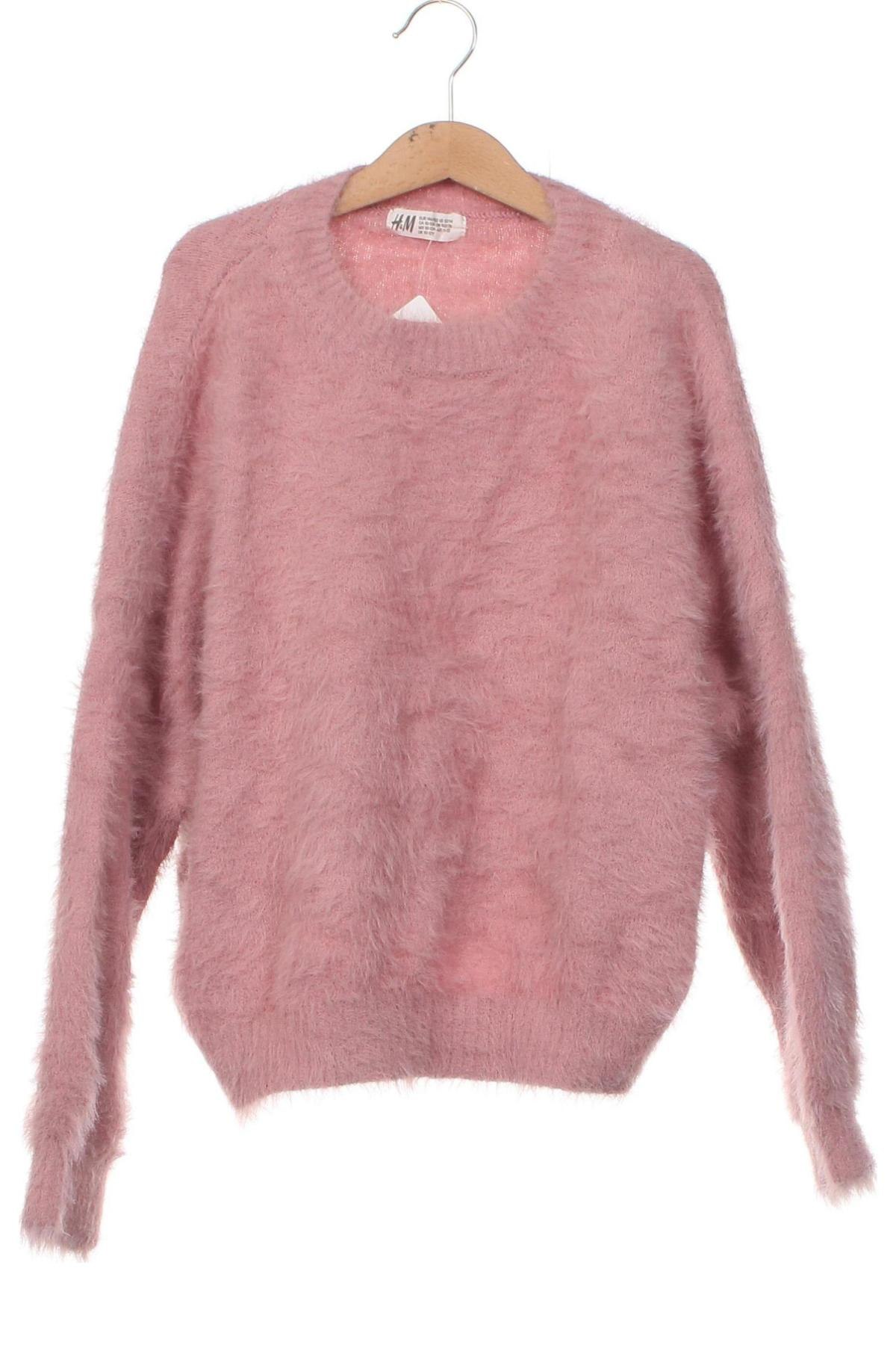 Dziecięcy sweter H&M, Rozmiar 10-11y/ 146-152 cm, Kolor Różowy, Cena 29,94 zł