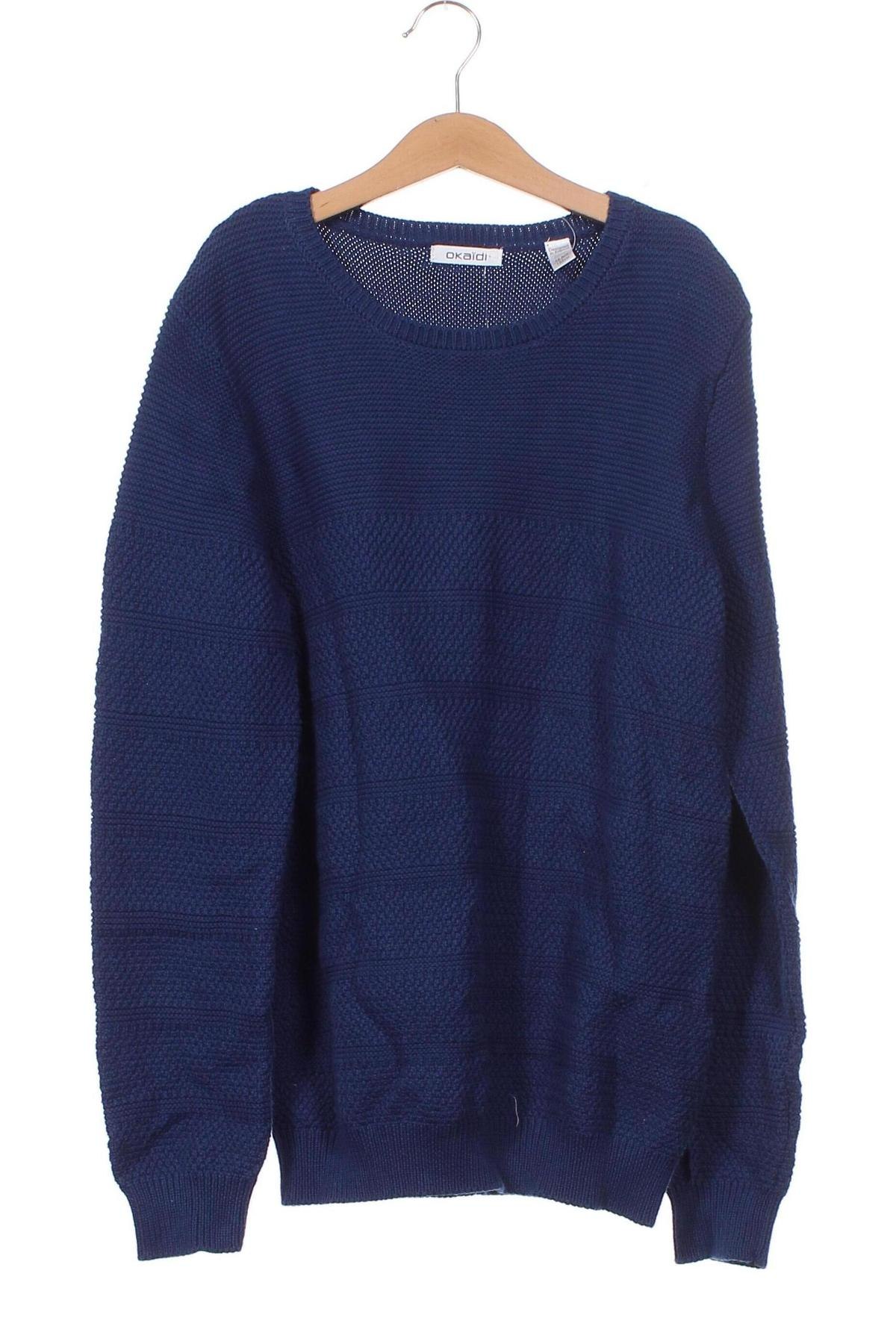 Παιδικό πουλόβερ Okaidi, Μέγεθος 11-12y/ 152-158 εκ., Χρώμα Μπλέ, Τιμή 8,51 €