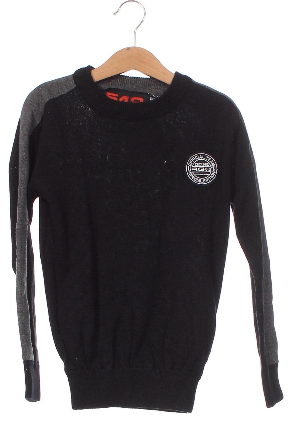 Детски пуловер RG 512, Размер 5-6y/ 116-122 см, Цвят Черен, Цена 15,34 лв.