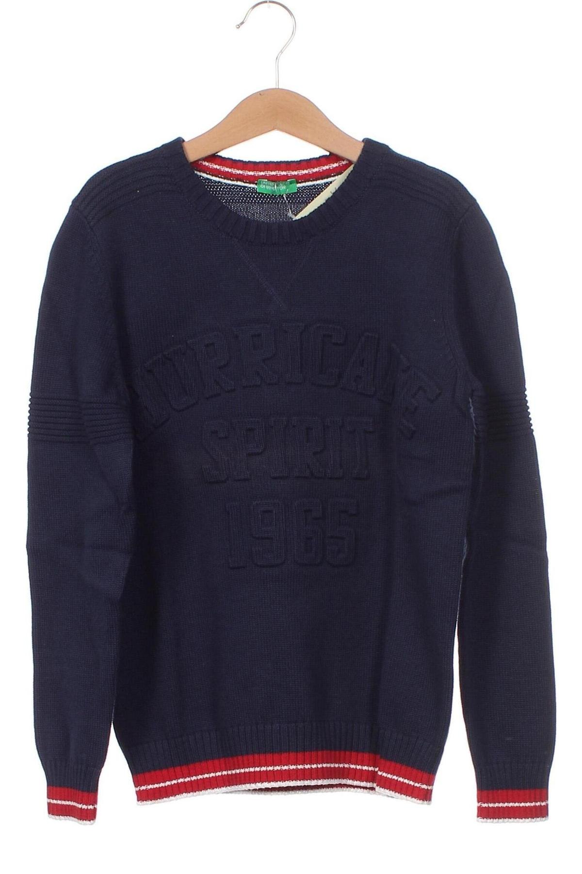 Dziecięcy sweter United Colors Of Benetton, Rozmiar 8-9y/ 134-140 cm, Kolor Niebieski, Cena 64,37 zł