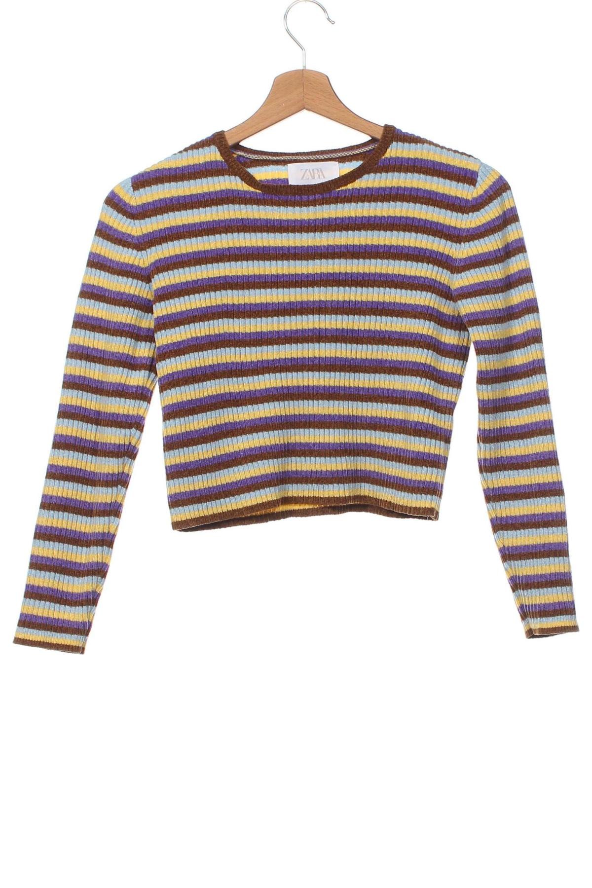 Детски пуловер Zara, Размер 11-12y/ 152-158 см, Цвят Многоцветен, Цена 10,56 лв.