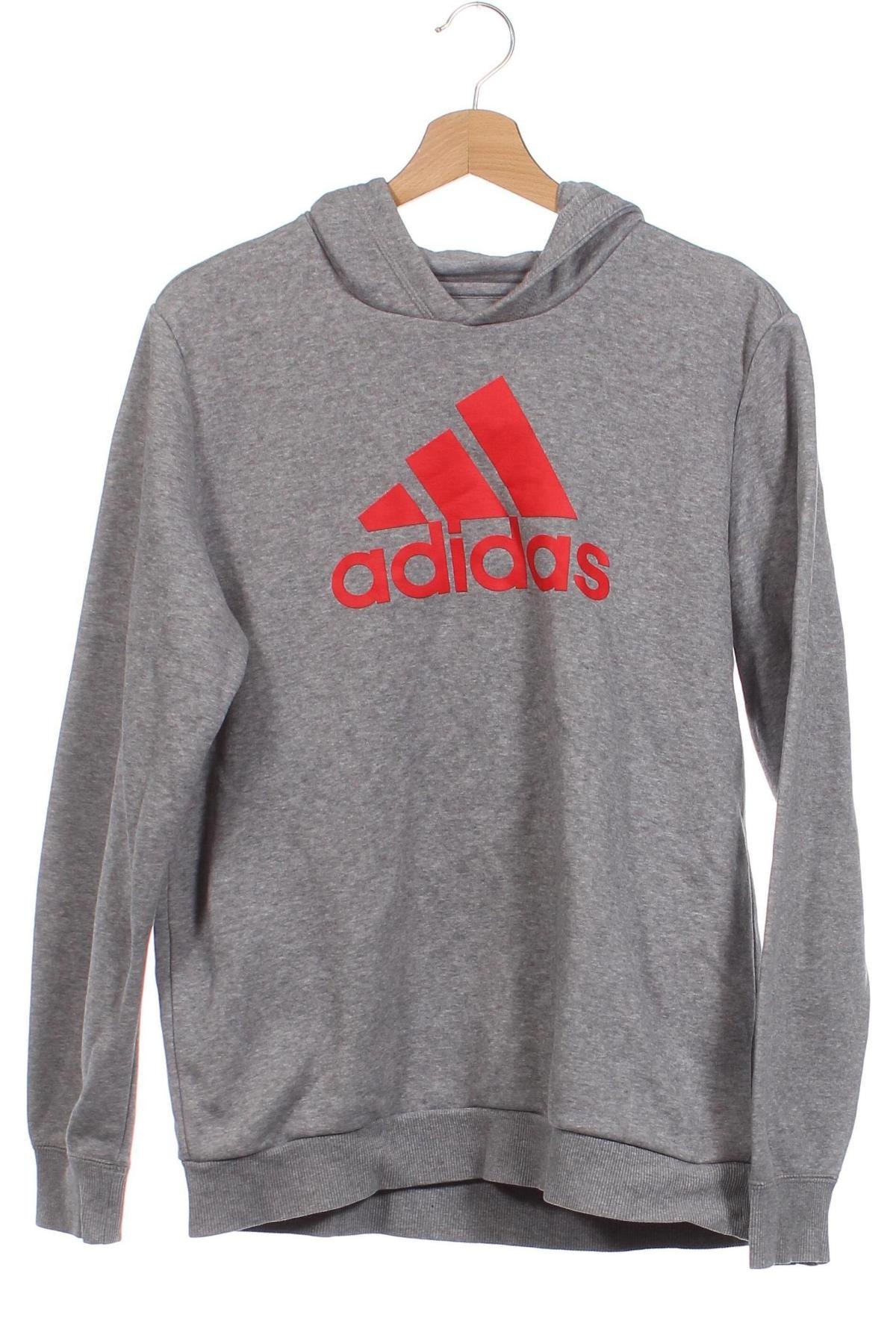 Детски суичър Adidas, Размер 15-18y/ 170-176 см, Цвят Сив, Цена 32,00 лв.