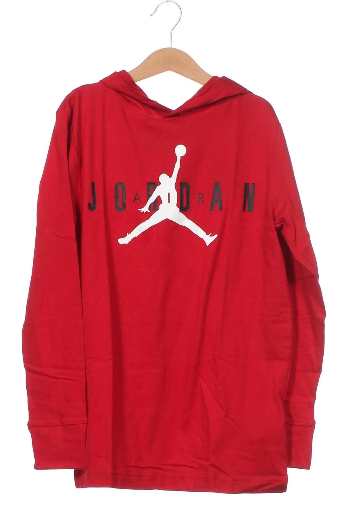 Παιδικό φούτερ Air Jordan Nike, Μέγεθος 8-9y/ 134-140 εκ., Χρώμα Κόκκινο, Τιμή 45,88 €