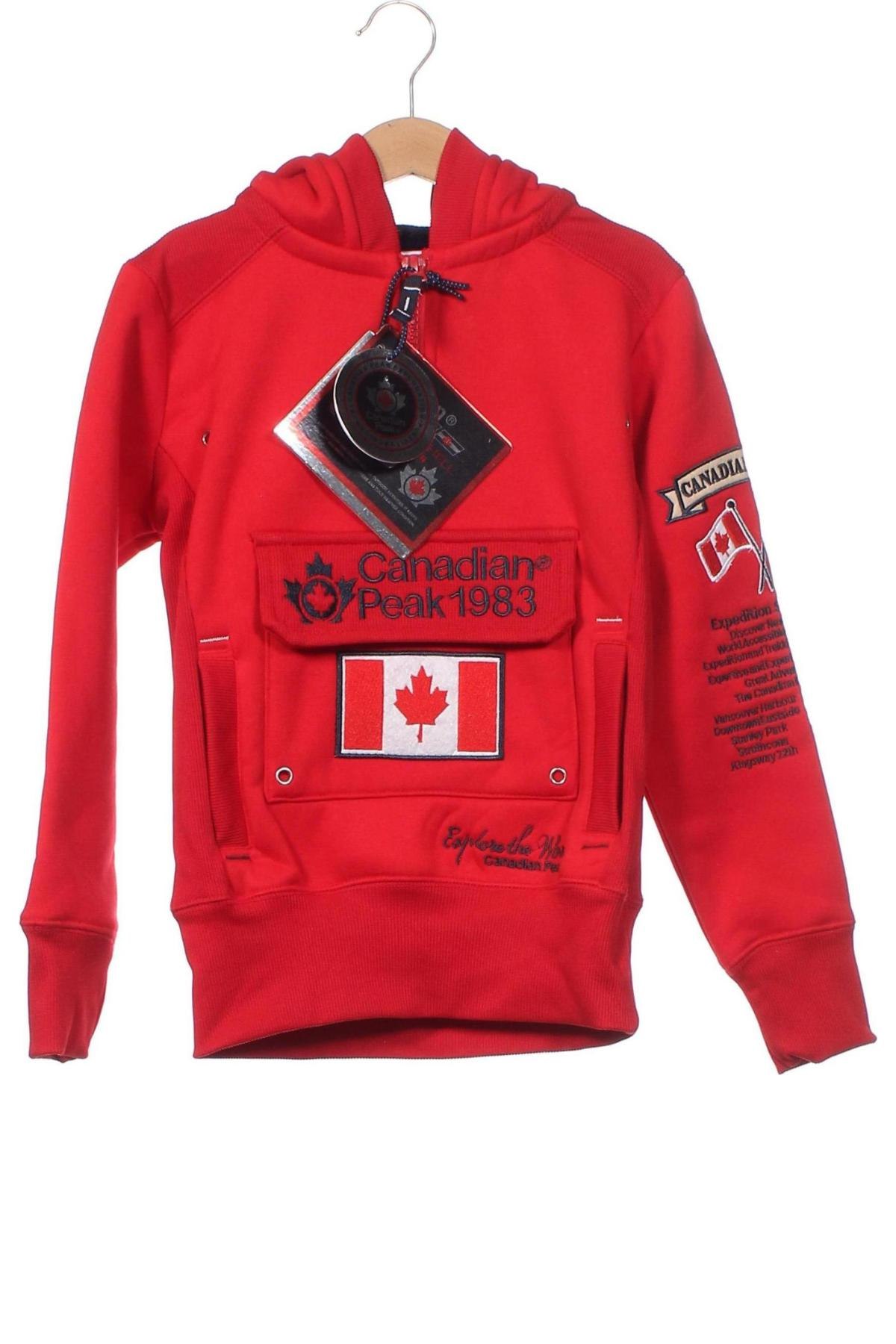 Hanorac pentru copii Canadian Peak, Mărime 9-10y/ 140-146 cm, Culoare Roșu, Preț 158,92 Lei