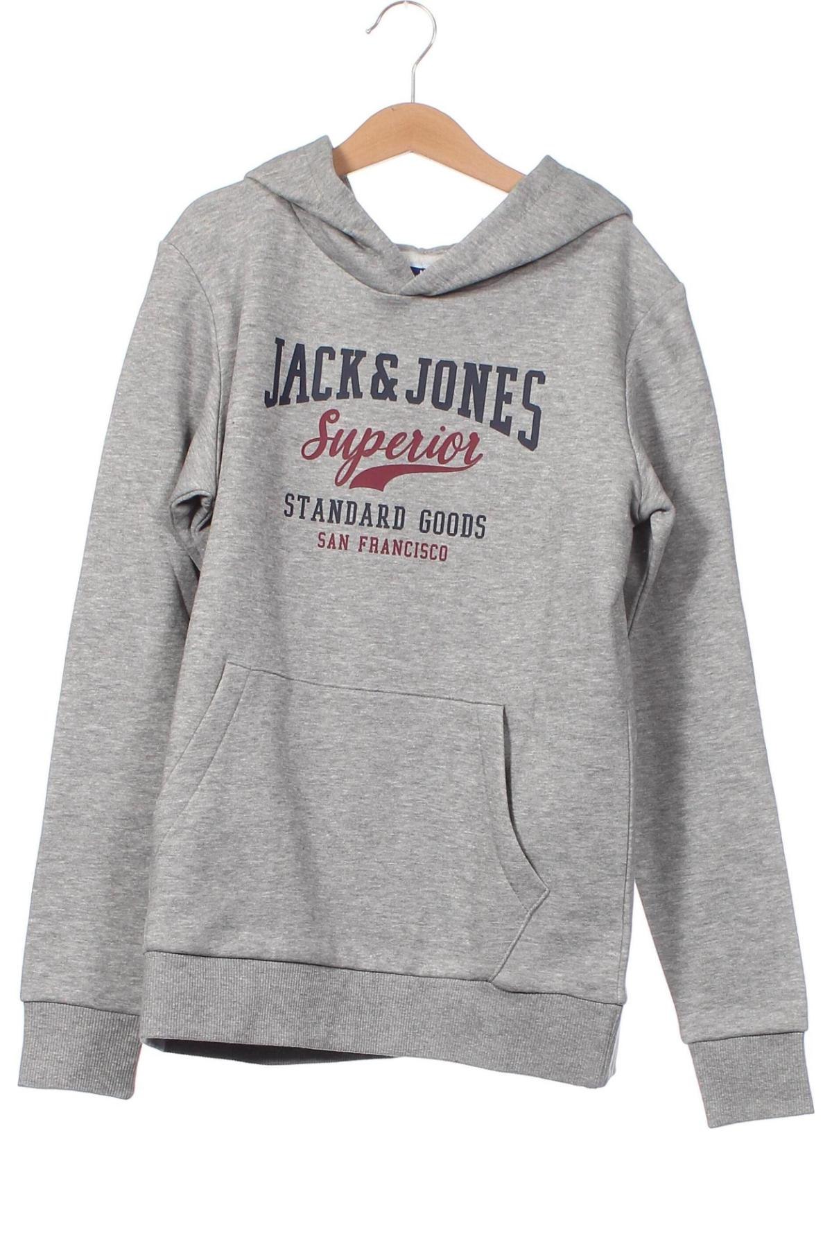 Dziecięca bluza Jack & Jones, Rozmiar 11-12y/ 152-158 cm, Kolor Szary, Cena 157,26 zł