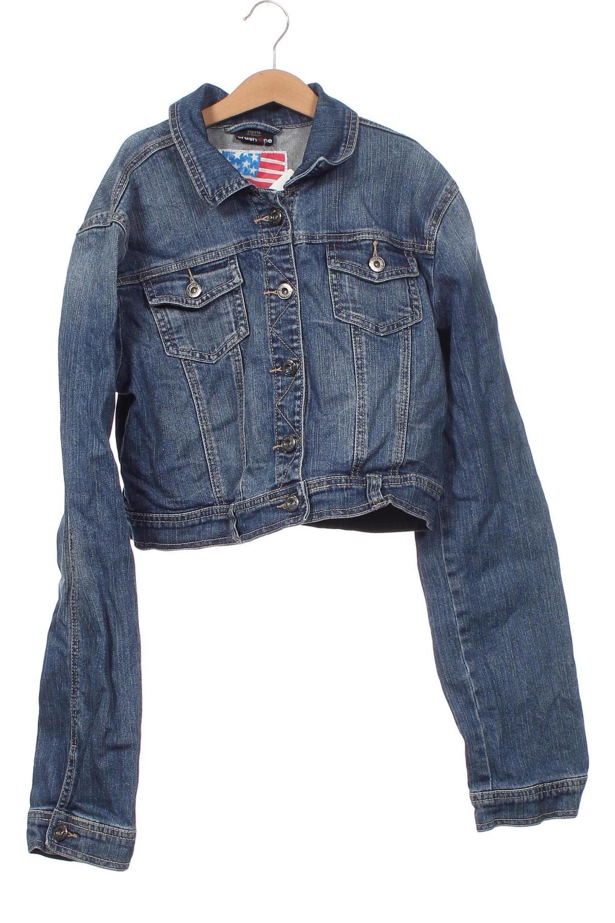 Detská džínsová bunda  Crash One, Veľkosť 15-18y/ 170-176 cm, Farba Modrá, Cena  4,42 €