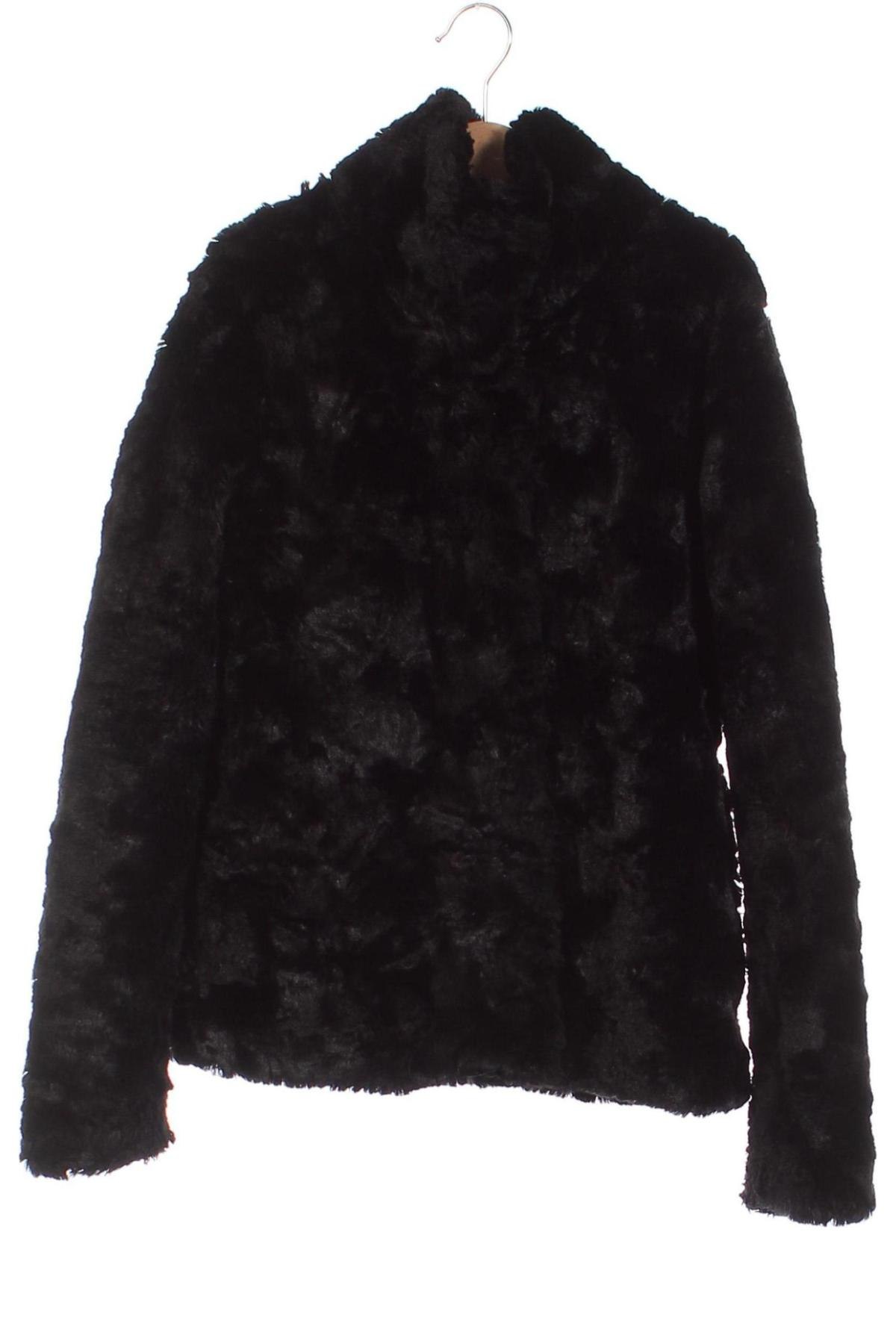 Детско палто H&M, Размер 11-12y/ 152-158 см, Цвят Черен, Цена 10,80 лв.