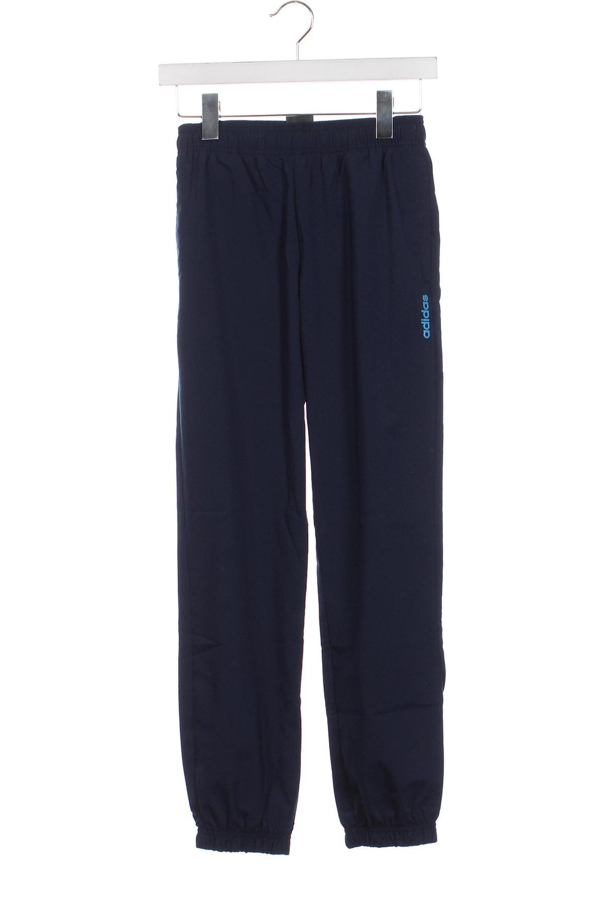Pantaloni de trening, pentru copii Adidas, Mărime 11-12y/ 152-158 cm, Culoare Albastru, Preț 101,87 Lei