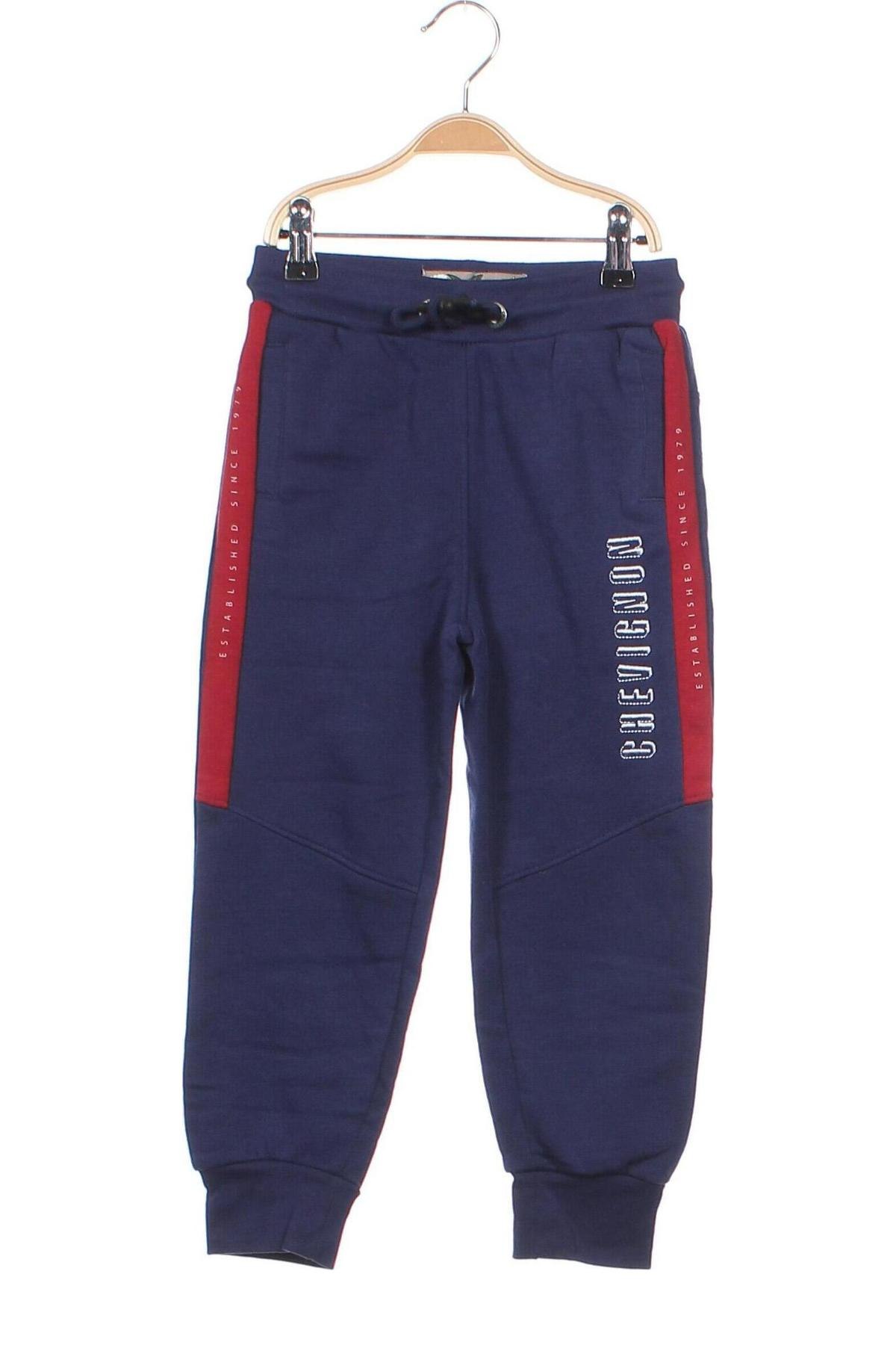 Pantaloni de trening, pentru copii Chevignon, Mărime 7-8y/ 128-134 cm, Culoare Albastru, Preț 67,79 Lei