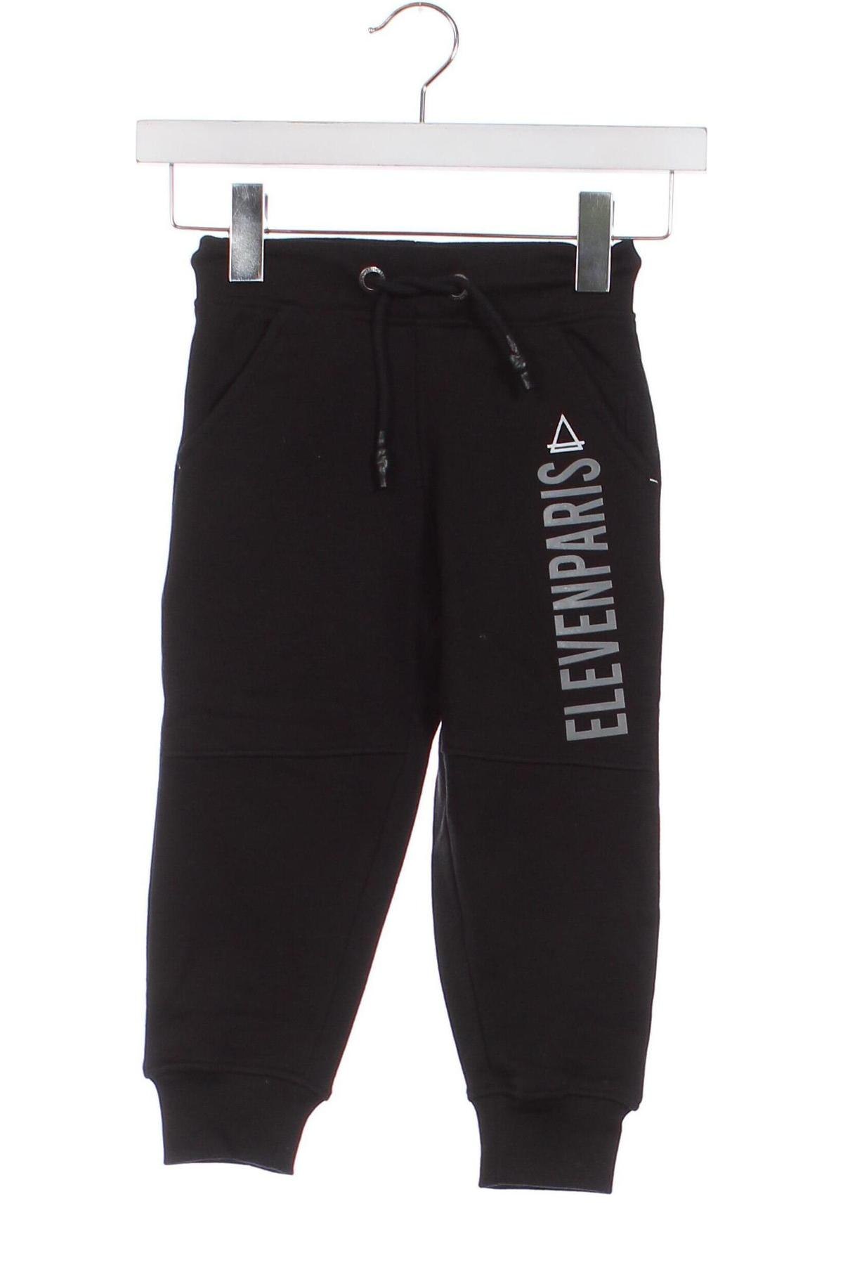 Pantaloni de trening, pentru copii Eleven Paris Little, Mărime 3-4y/ 104-110 cm, Culoare Negru, Preț 170,97 Lei