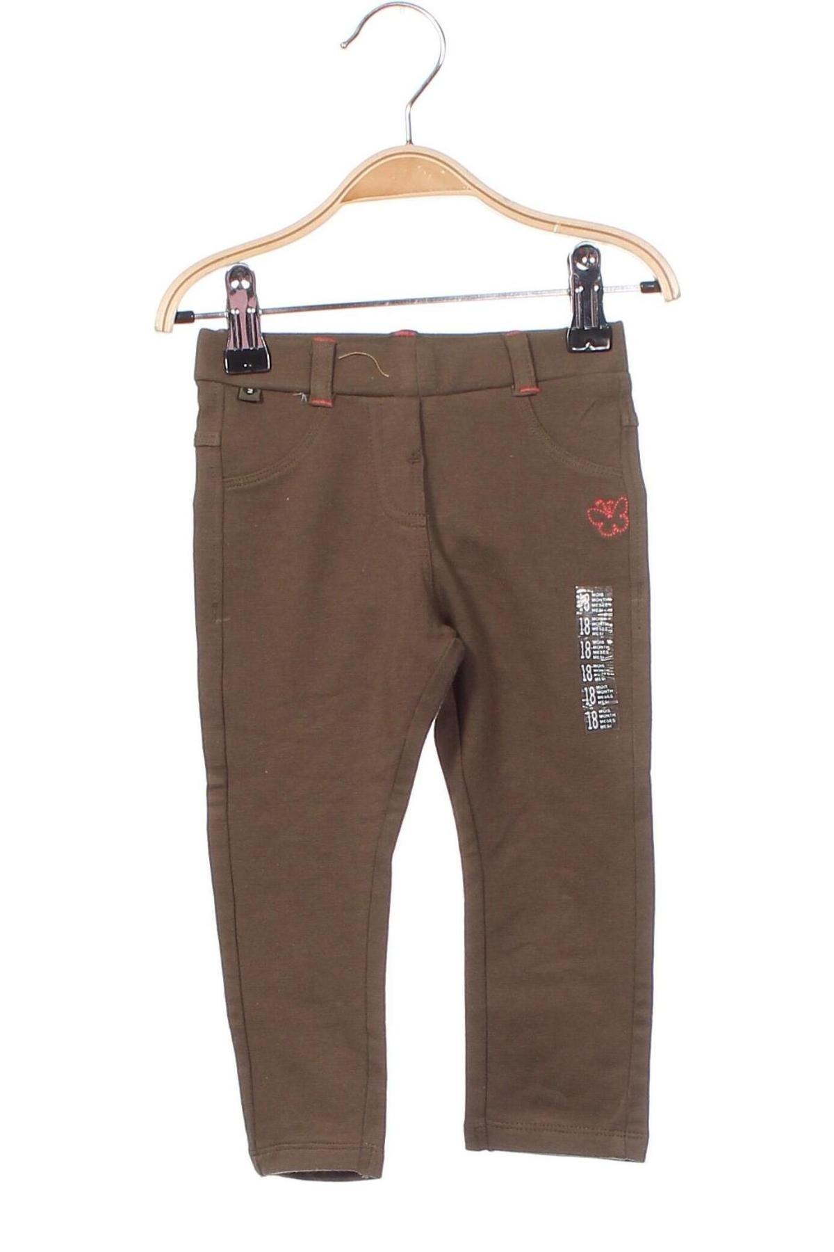 Pantaloni de trening, pentru copii Grain De Ble, Mărime 12-18m/ 80-86 cm, Culoare Verde, Preț 34,74 Lei