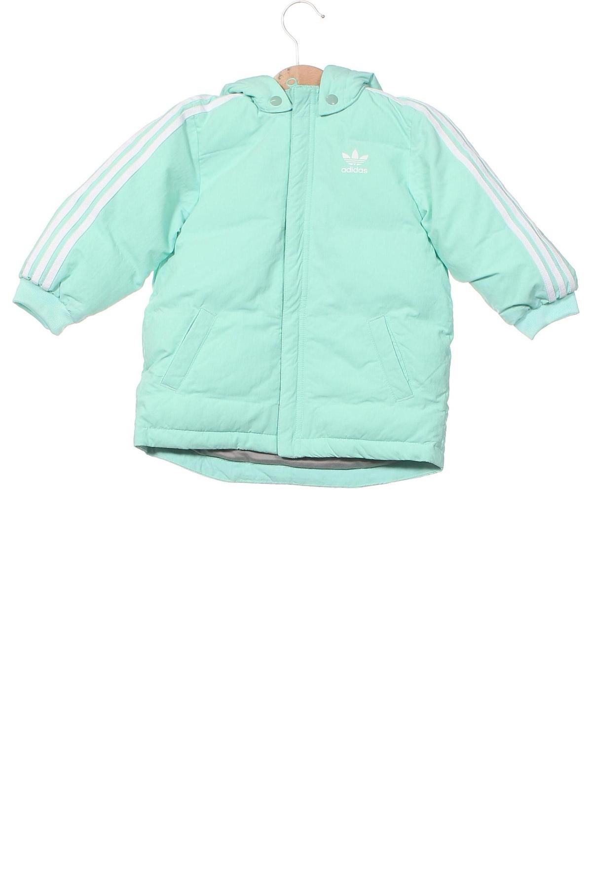Παιδικό μπουφάν Adidas Originals, Μέγεθος 9-12m/ 74-80 εκ., Χρώμα Πράσινο, Τιμή 55,19 €