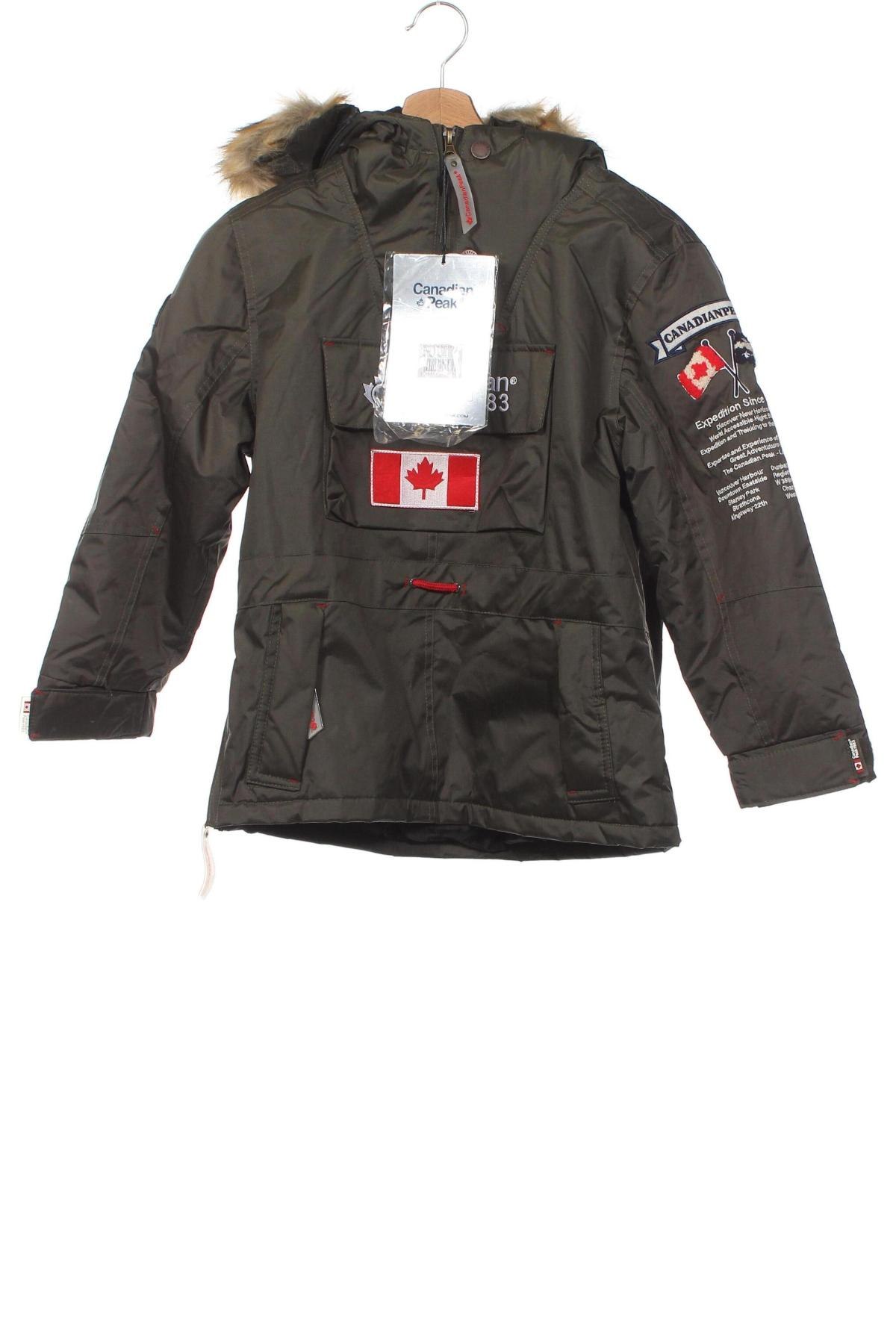 Detská bunda  Canadian Peak, Veľkosť 7-8y/ 128-134 cm, Farba Zelená, Cena  61,65 €