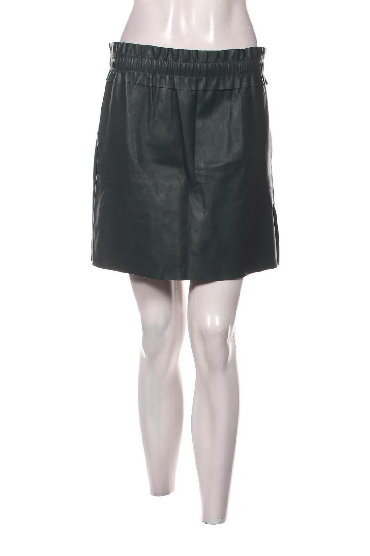 Δερμάτινη φούστα Reserved, Μέγεθος S, Χρώμα Πράσινο, Τιμή 4,66 €