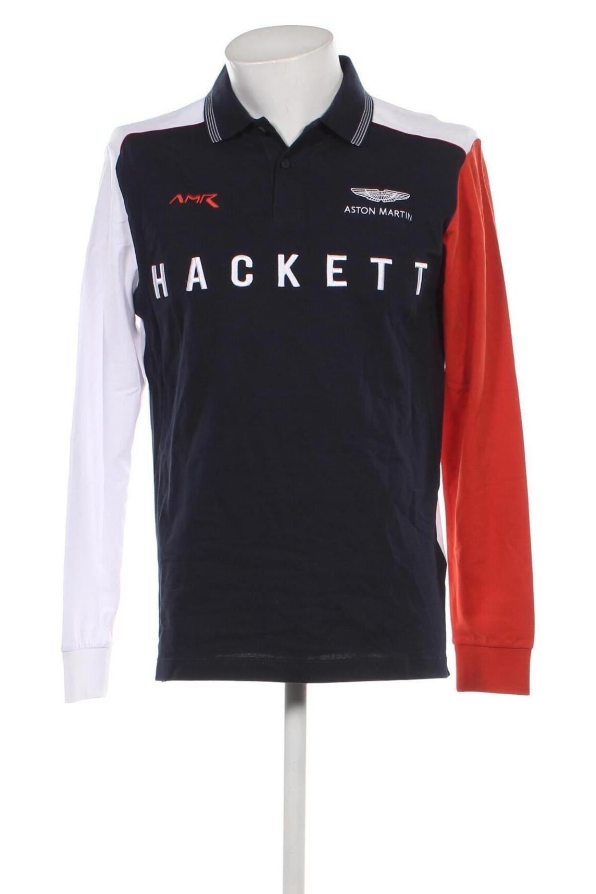 Męska bluzka Hackett x Aston Martin Racing, Rozmiar M, Kolor Kolorowy, Cena 263,72 zł