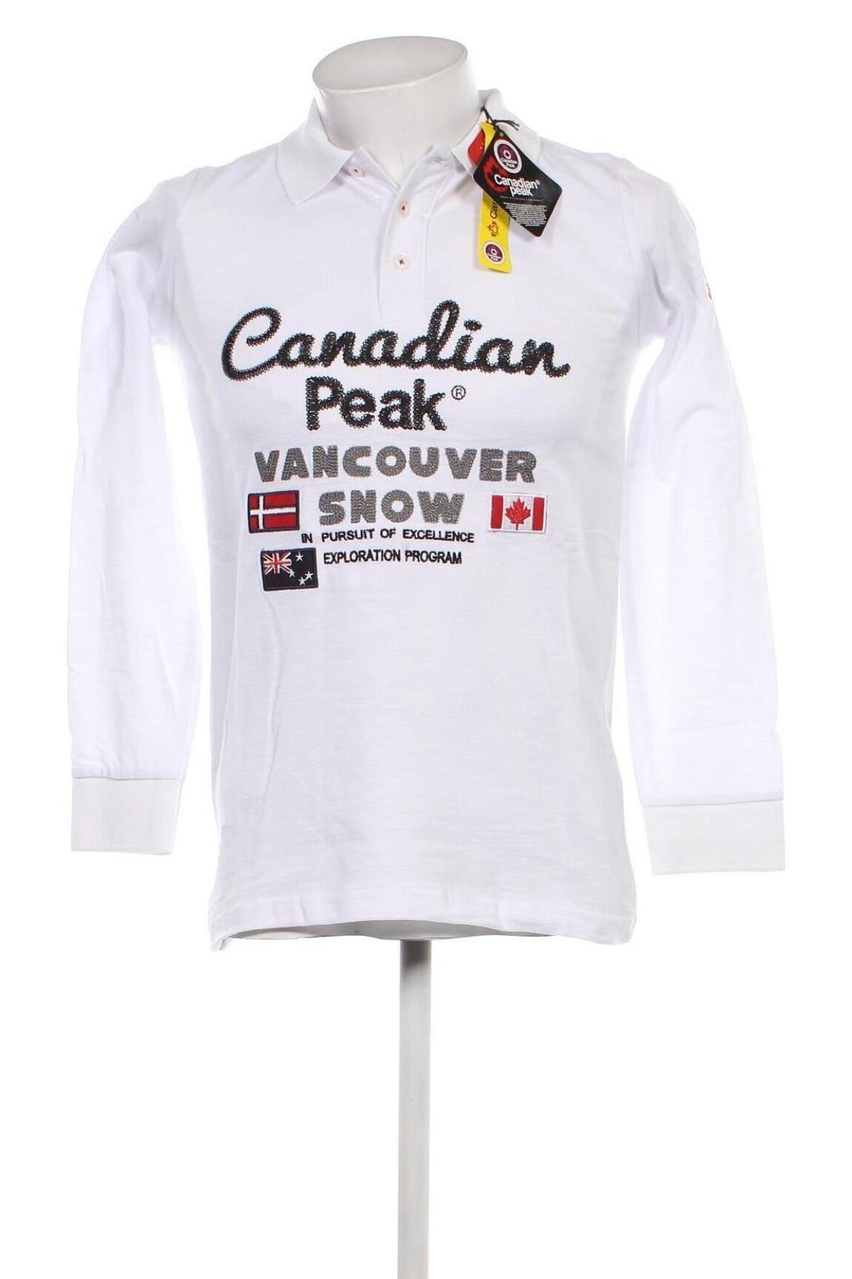 Herren Shirt Canadian Peak, Größe M, Farbe Weiß, Preis € 21,03