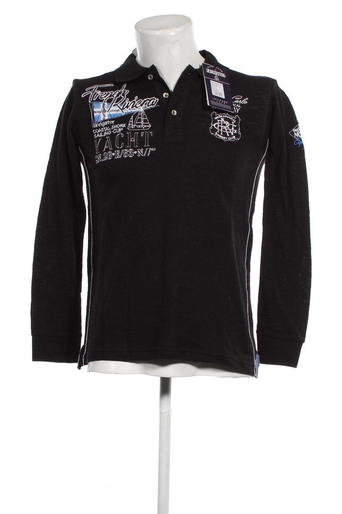 Ανδρική μπλούζα Geographical Norway, Μέγεθος S, Χρώμα Μαύρο, Τιμή 46,97 €