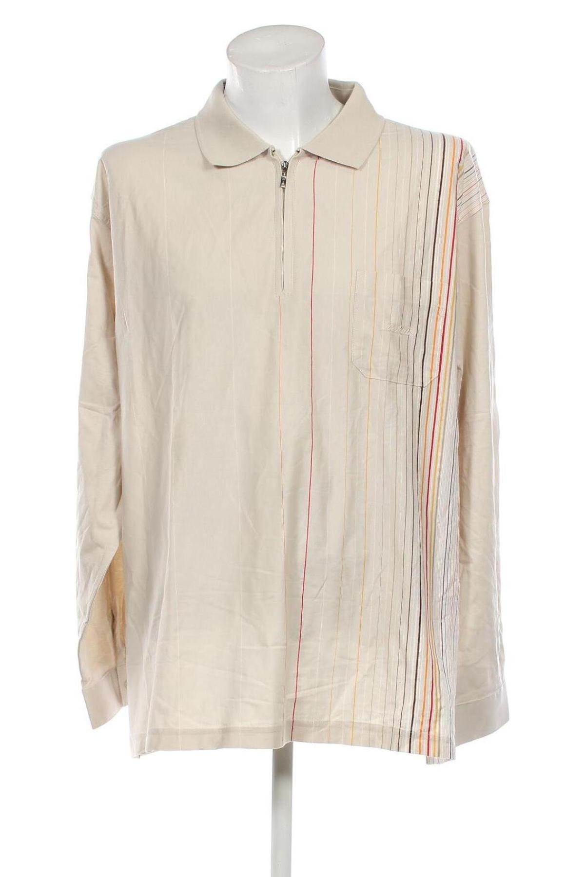 Ανδρική μπλούζα Hajo, Μέγεθος 5XL, Χρώμα  Μπέζ, Τιμή 35,88 €