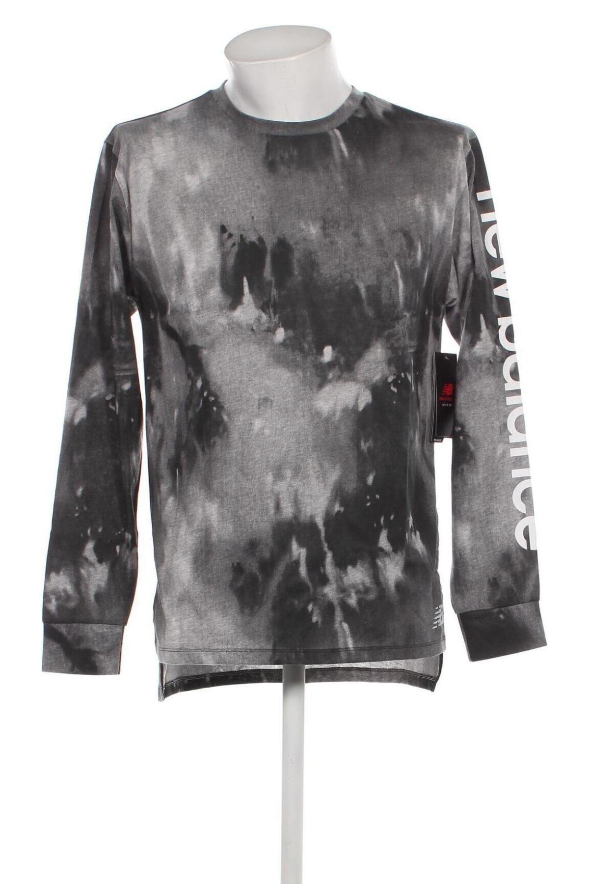 Ανδρική μπλούζα New Balance, Μέγεθος S, Χρώμα Γκρί, Τιμή 15,96 €