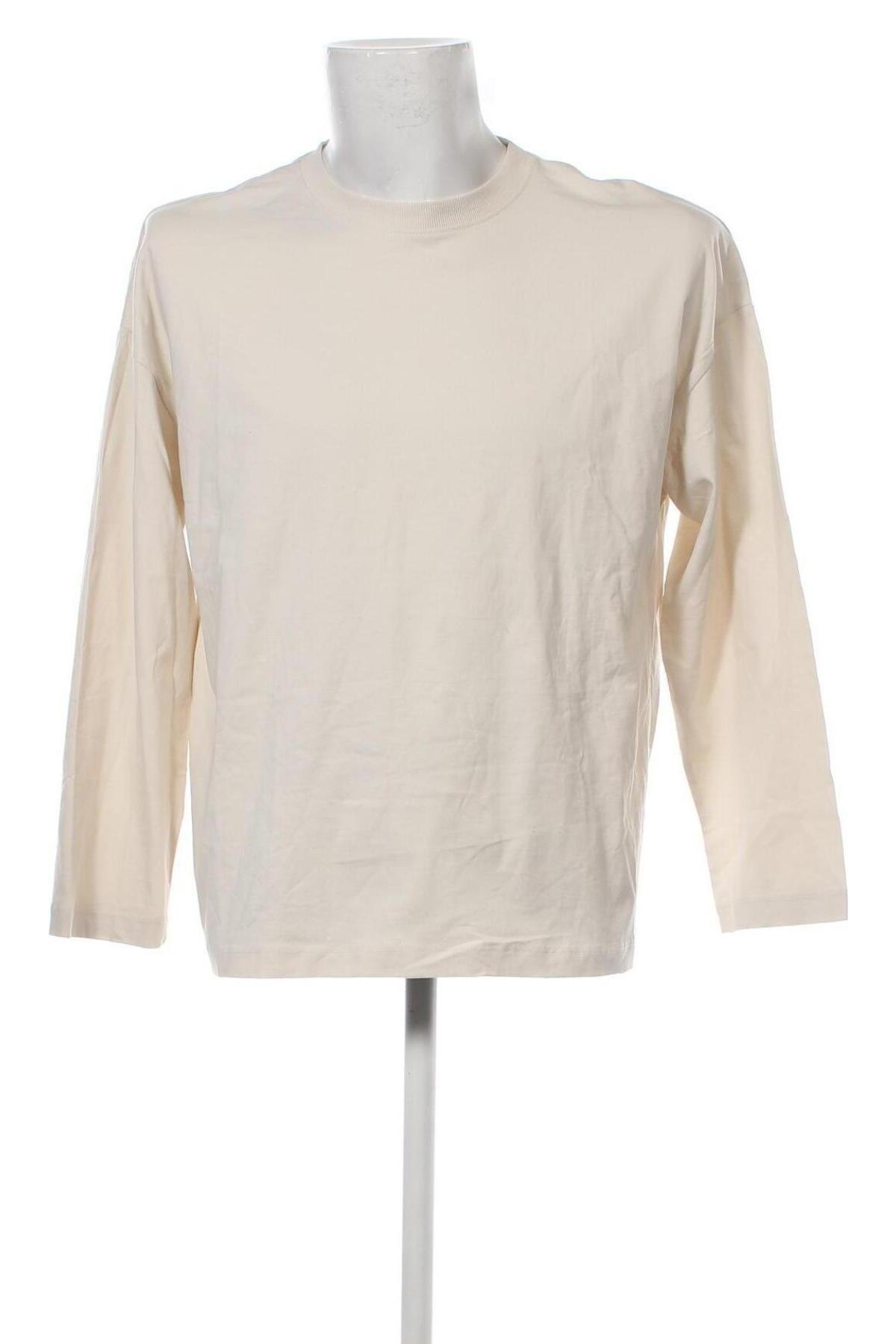 Herren Shirt Zara, Größe M, Farbe Ecru, Preis € 10,72