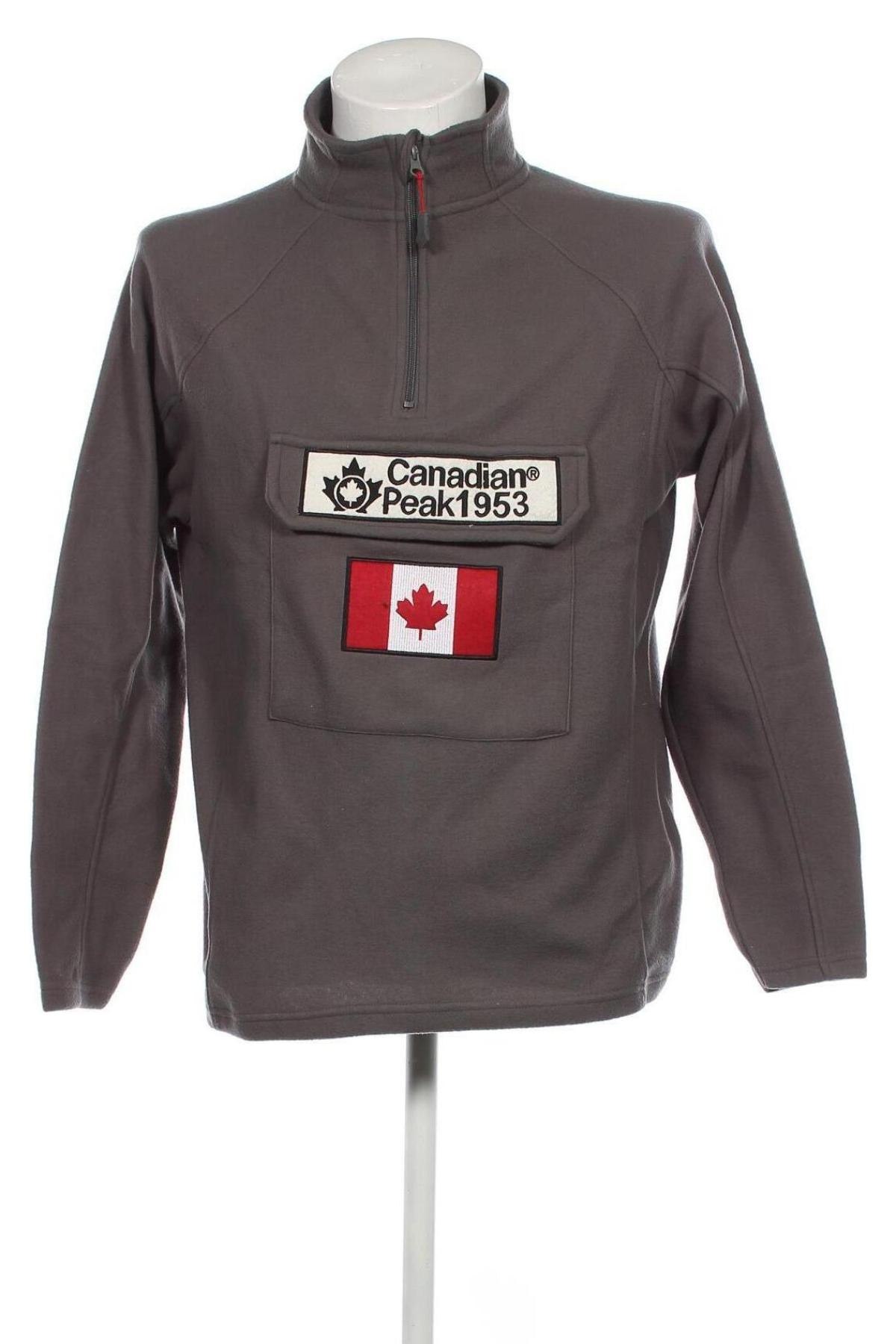 Мъжка поларена блуза Canadian Peak, Размер XL, Цвят Сив, Цена 41,82 лв.