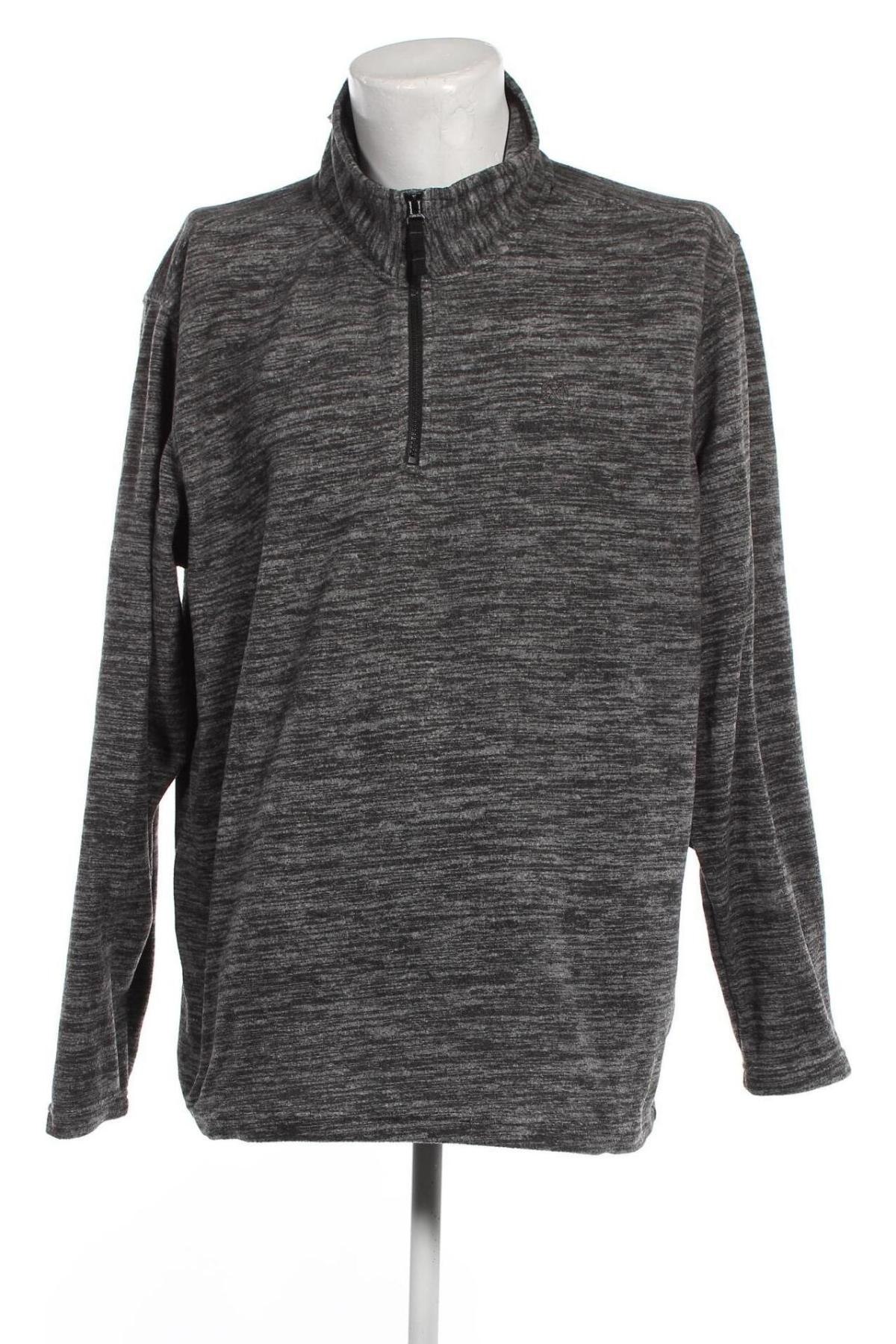 Herren Fleece Shirt Identic, Größe XXL, Farbe Grau, Preis 5,61 €
