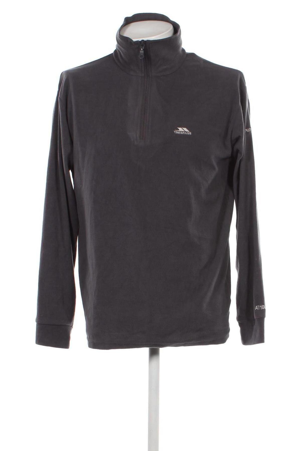 Herren Fleece Shirt Trespass, Größe M, Farbe Grau, Preis 28,39 €