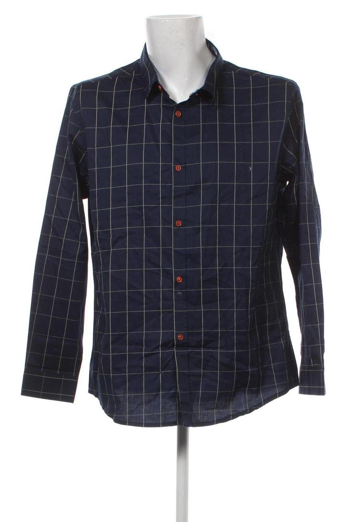 Ανδρικό πουκάμισο, Μέγεθος XXL, Χρώμα Μπλέ, Τιμή 13,81 €