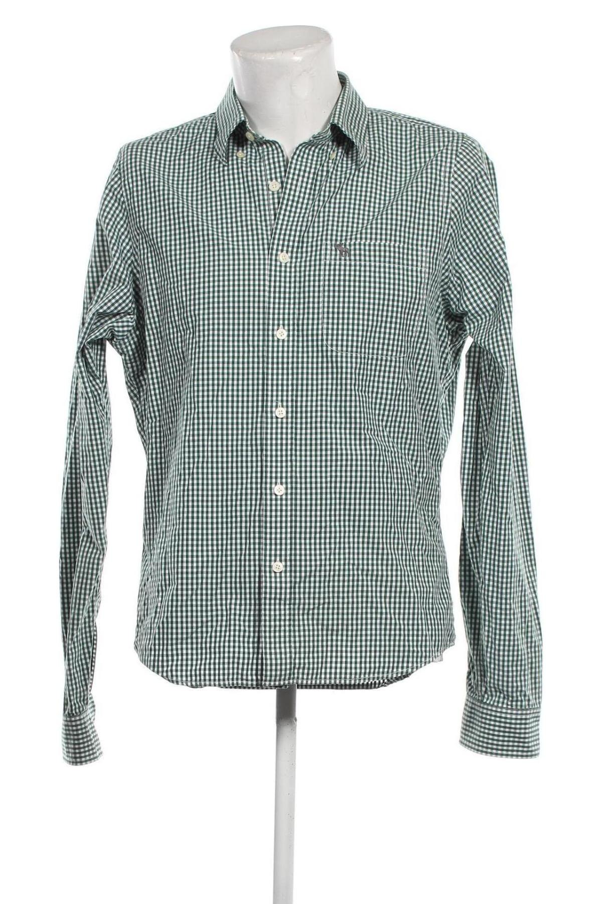 Мъжка риза Abercrombie & Fitch, Размер XXL, Цвят Зелен, Цена 37,83 лв.