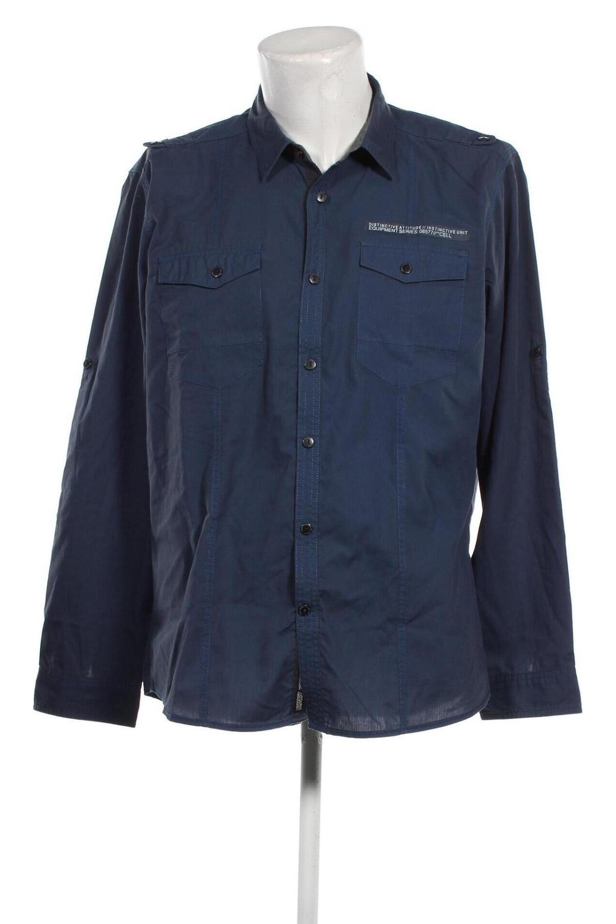 Мъжка риза Angelo Litrico, Размер XL, Цвят Син, Цена 11,89 лв.