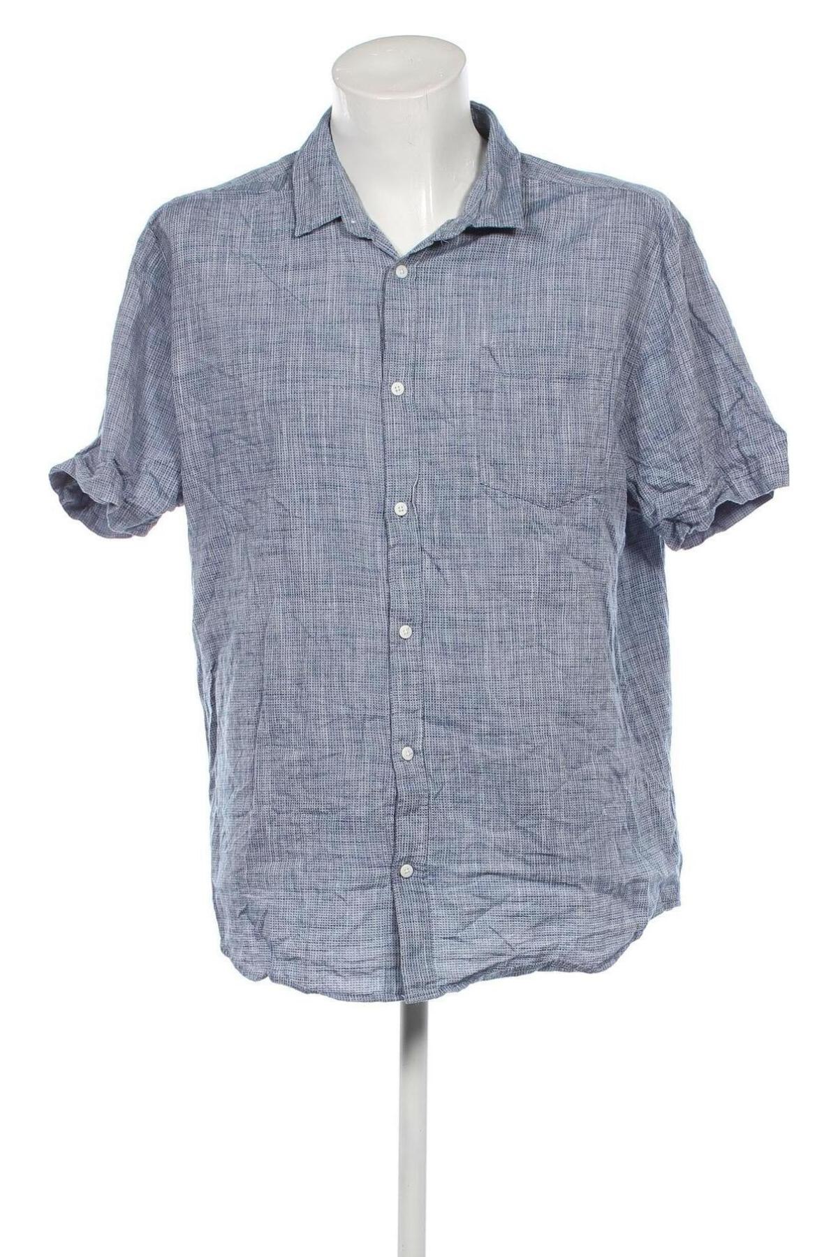 Ανδρικό πουκάμισο Anko, Μέγεθος 4XL, Χρώμα Μπλέ, Τιμή 11,66 €