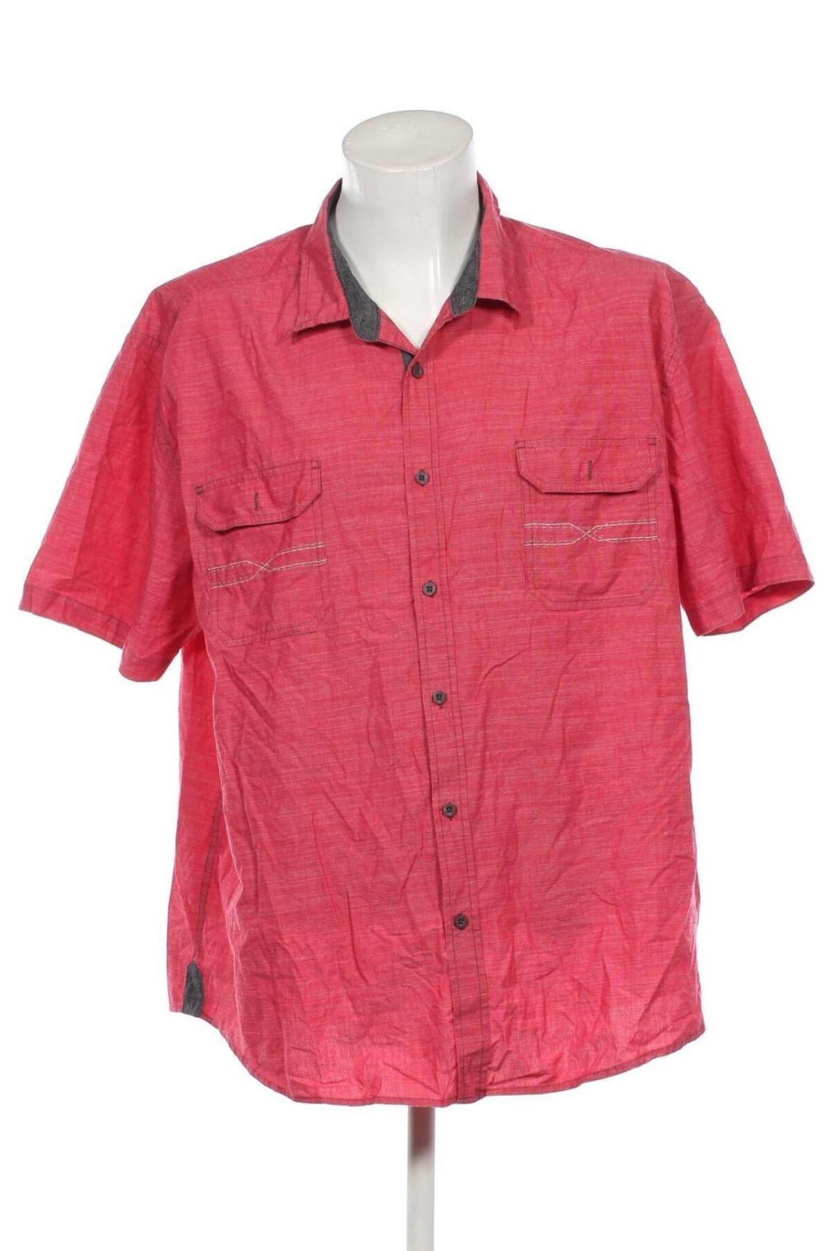 Ανδρικό πουκάμισο Atlas For Men, Μέγεθος 5XL, Χρώμα Κόκκινο, Τιμή 15,07 €
